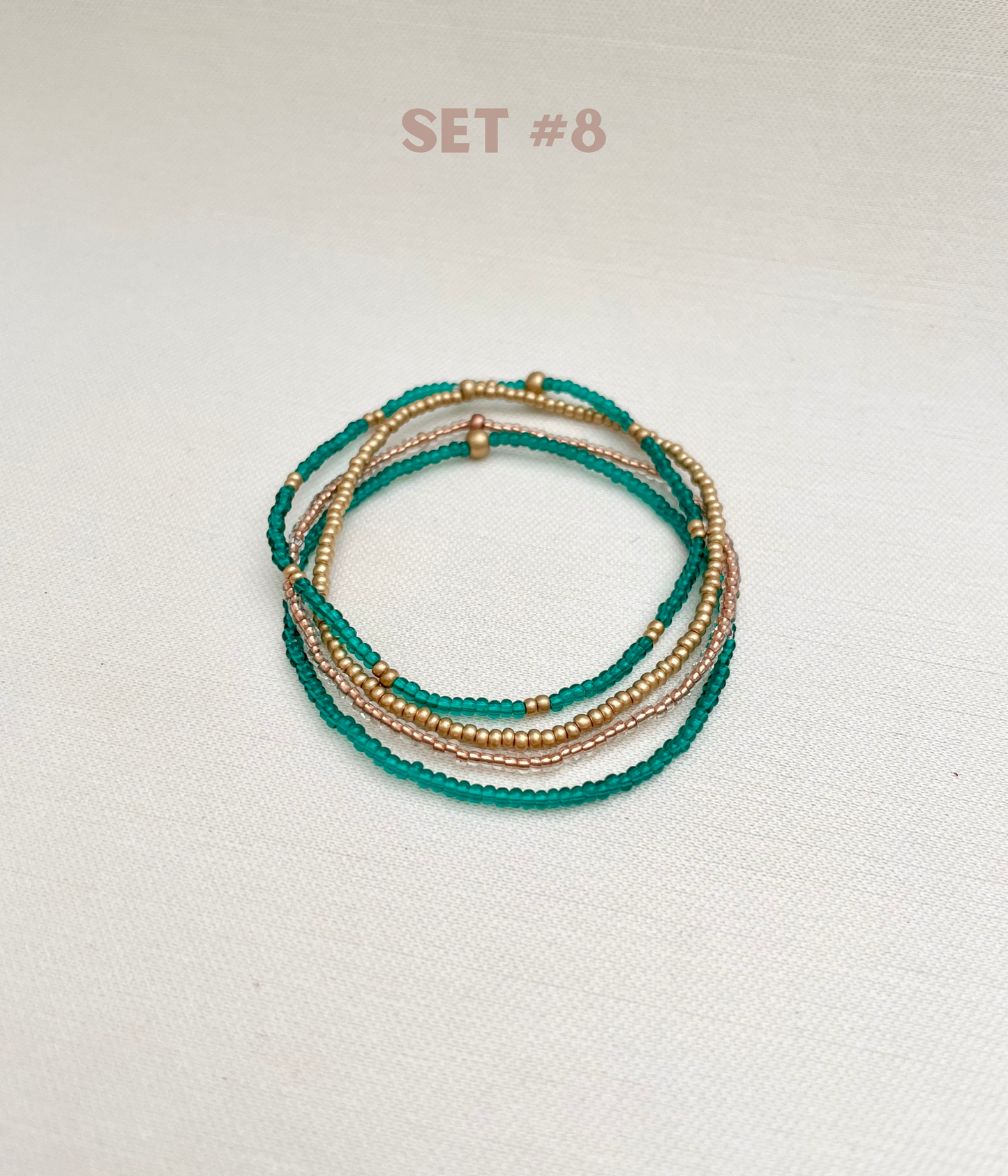 Seed Bead Stretch Bracelet Stacks