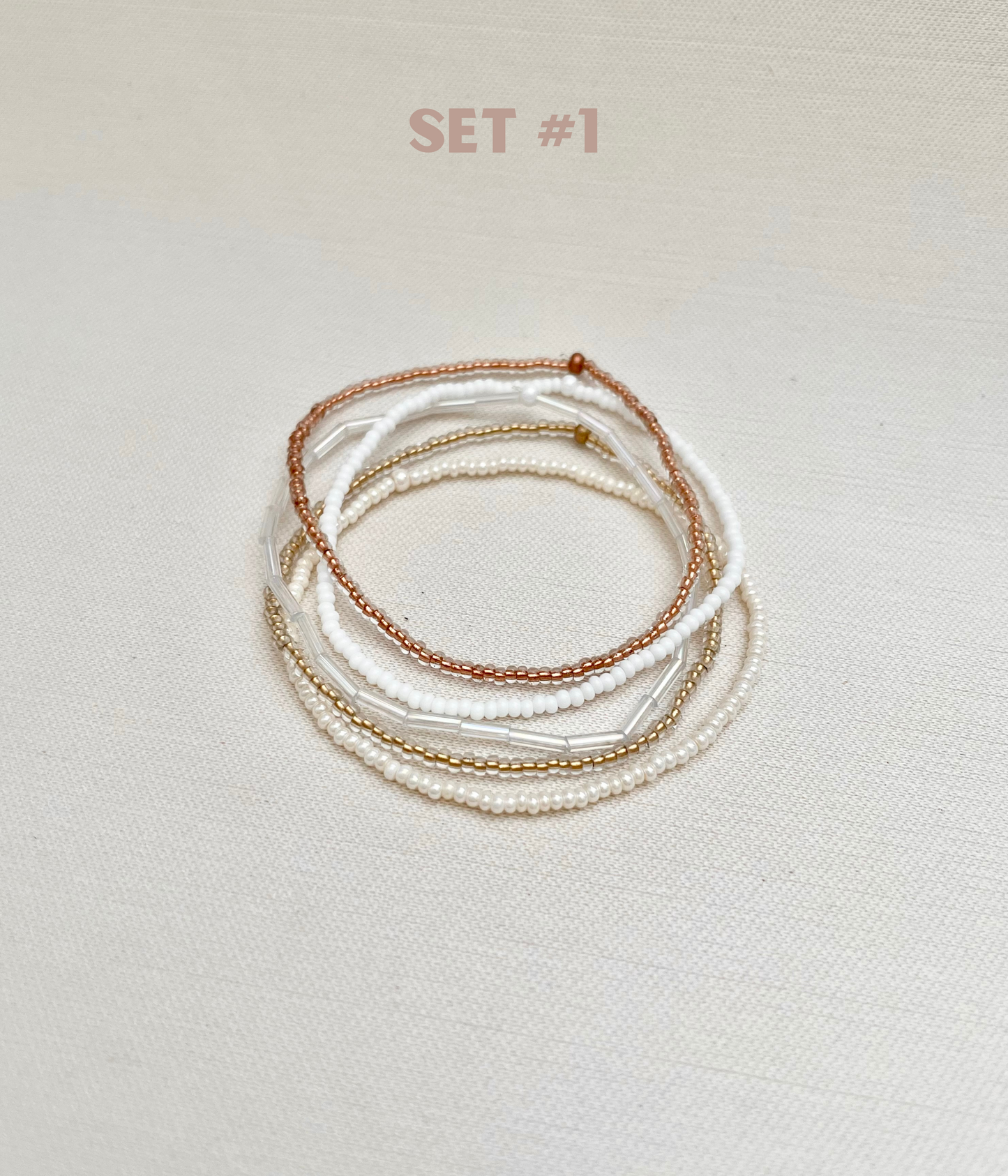 Seed Bead Stretch Bracelet Stacks