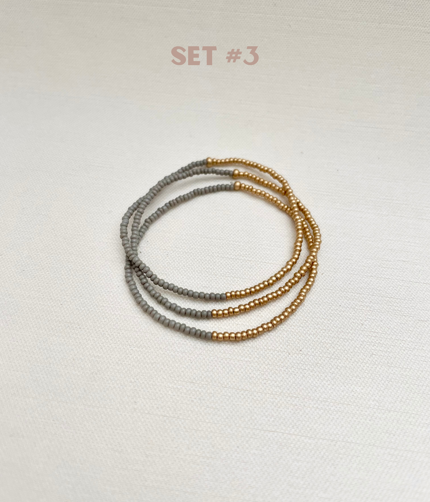 Seed Bead Stretch Bracelet Stacks