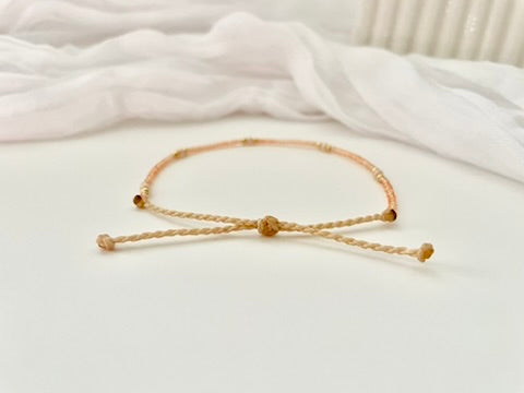 Beaded Surfer Bracelets Seed Bead Bracelet Waterproof Adjustable Bracelet Beaded Bracelet Beachy - MAUI SUNSET (Copy)