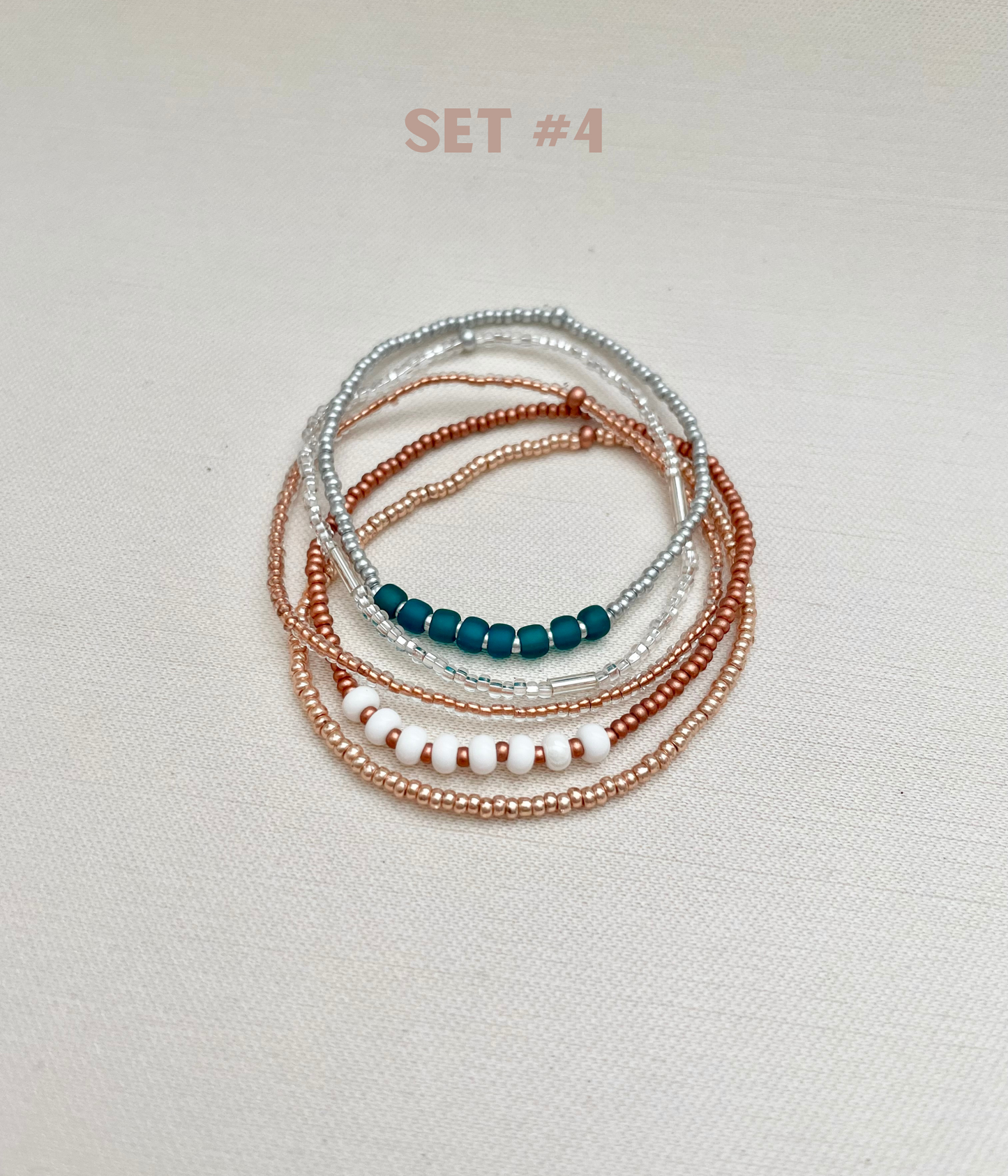 Seed Bead Stretch Bracelet Stacks