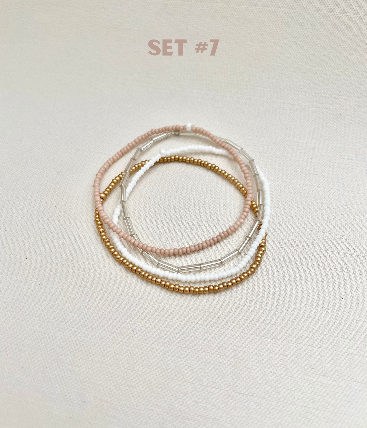 Seed Bead Stretch Bracelet Stacks