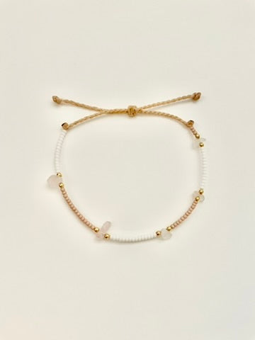 Beaded Surfer Bracelets Seed Bead Bracelet Waterproof Adjustable Bracelet Beaded Bracelet Beachy - CRYSTAL TIDE