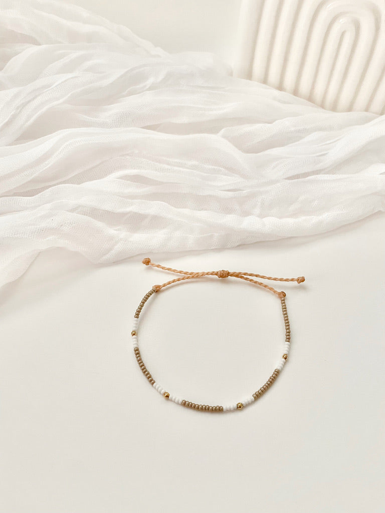 Beaded Surfer Bracelets Seed Bead Bracelet Waterproof Adjustable Bracelet Beaded Bracelet Beachy