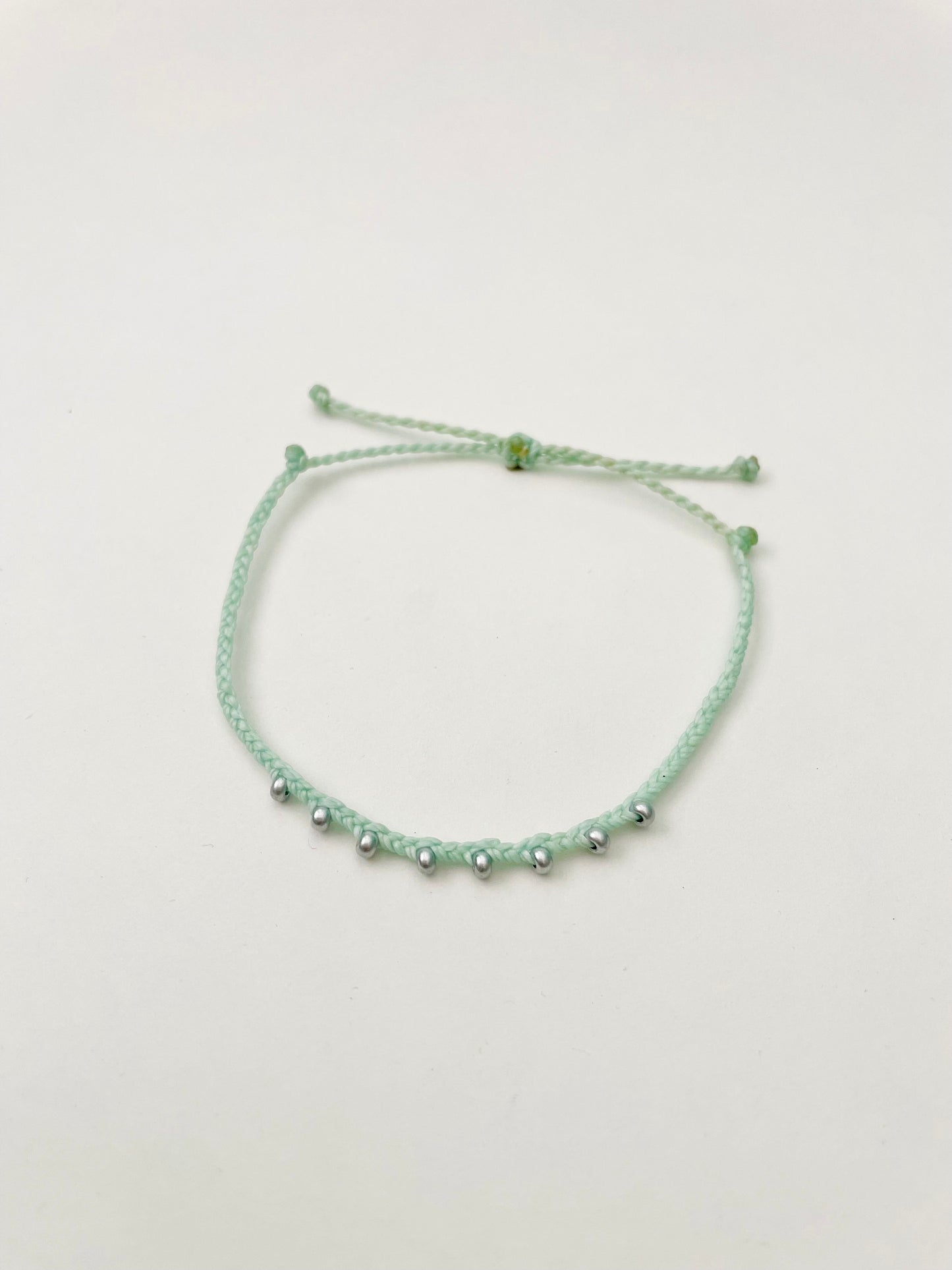 Cute Surfer-Style Adjustable String Bracelet Set, Beachy Cord Bracelet Stack