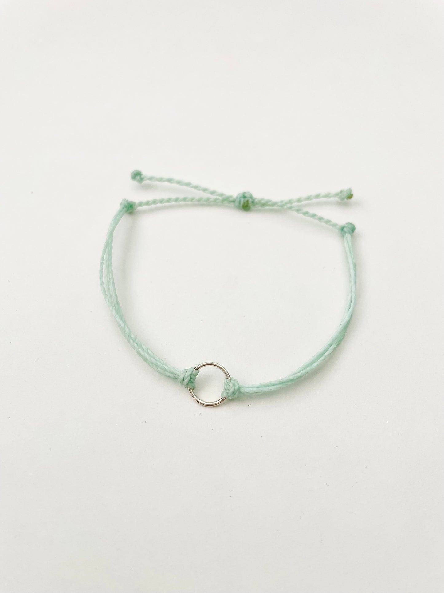 Cute Surfer-Style Adjustable String Bracelet Set, Beachy Cord Bracelet Stack