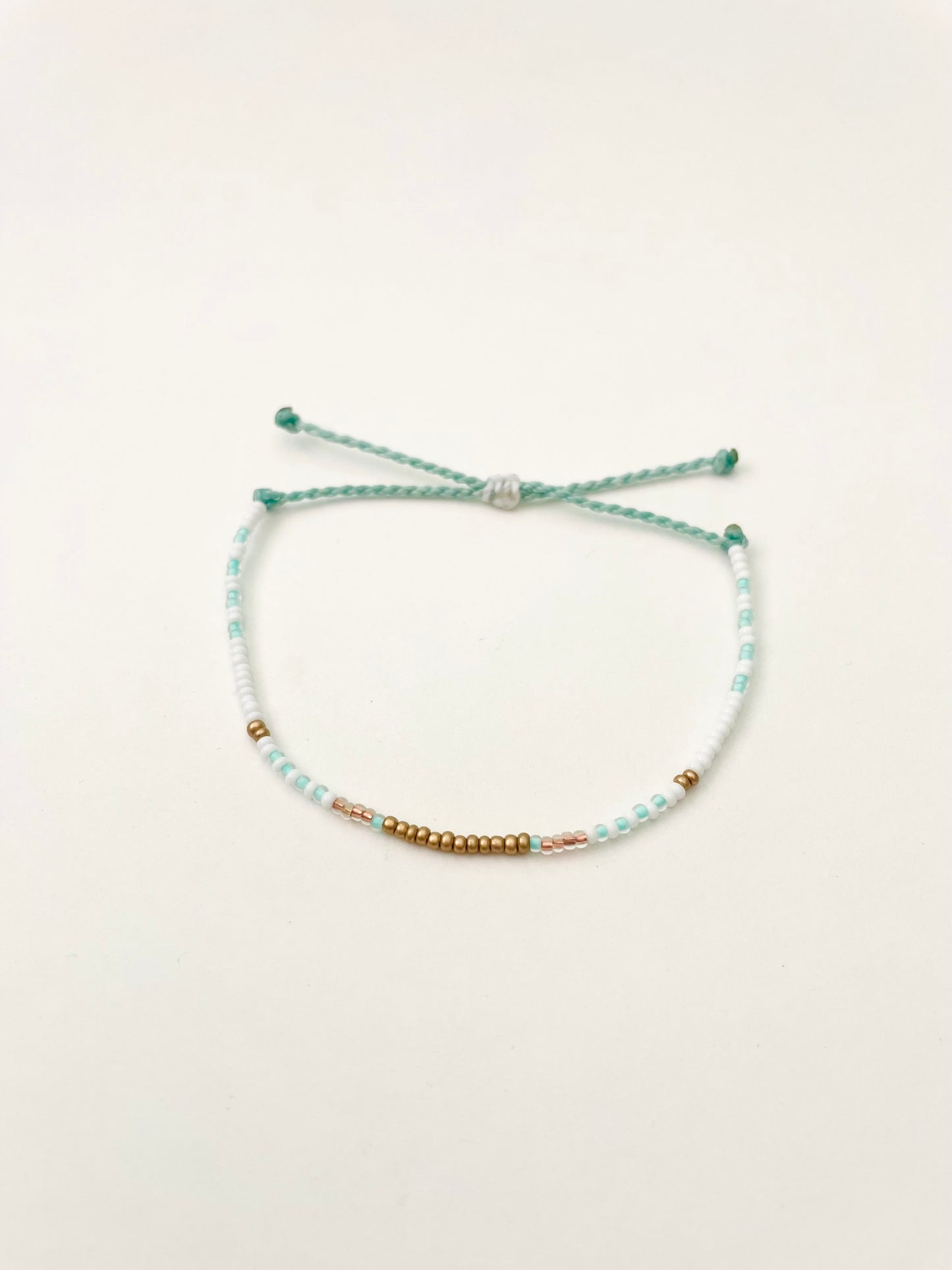 Cute Surfer-Style Adjustable String Bracelet Set, Beachy Cord Bracelet Stack