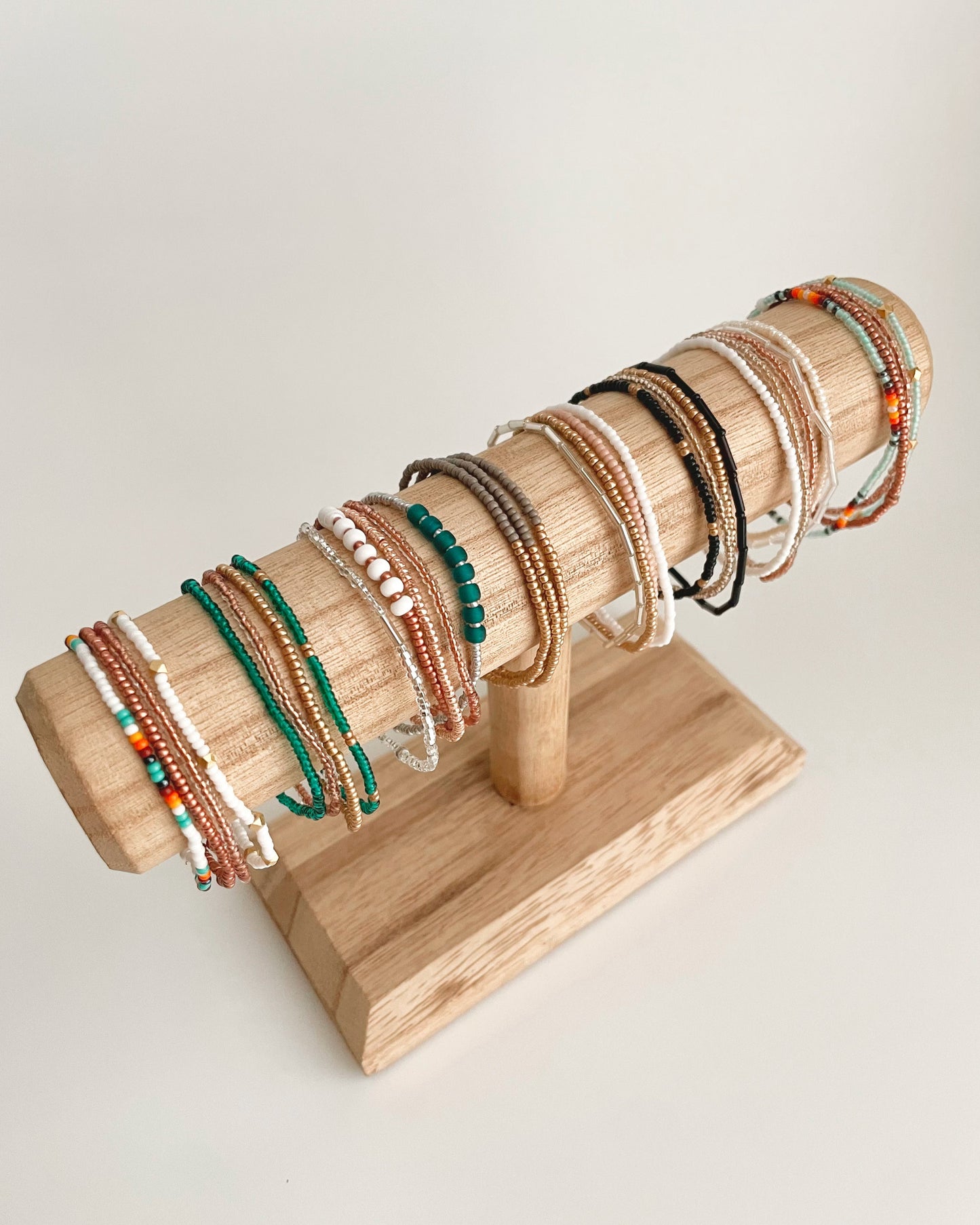 Seed Bead Stretch Bracelet Stacks