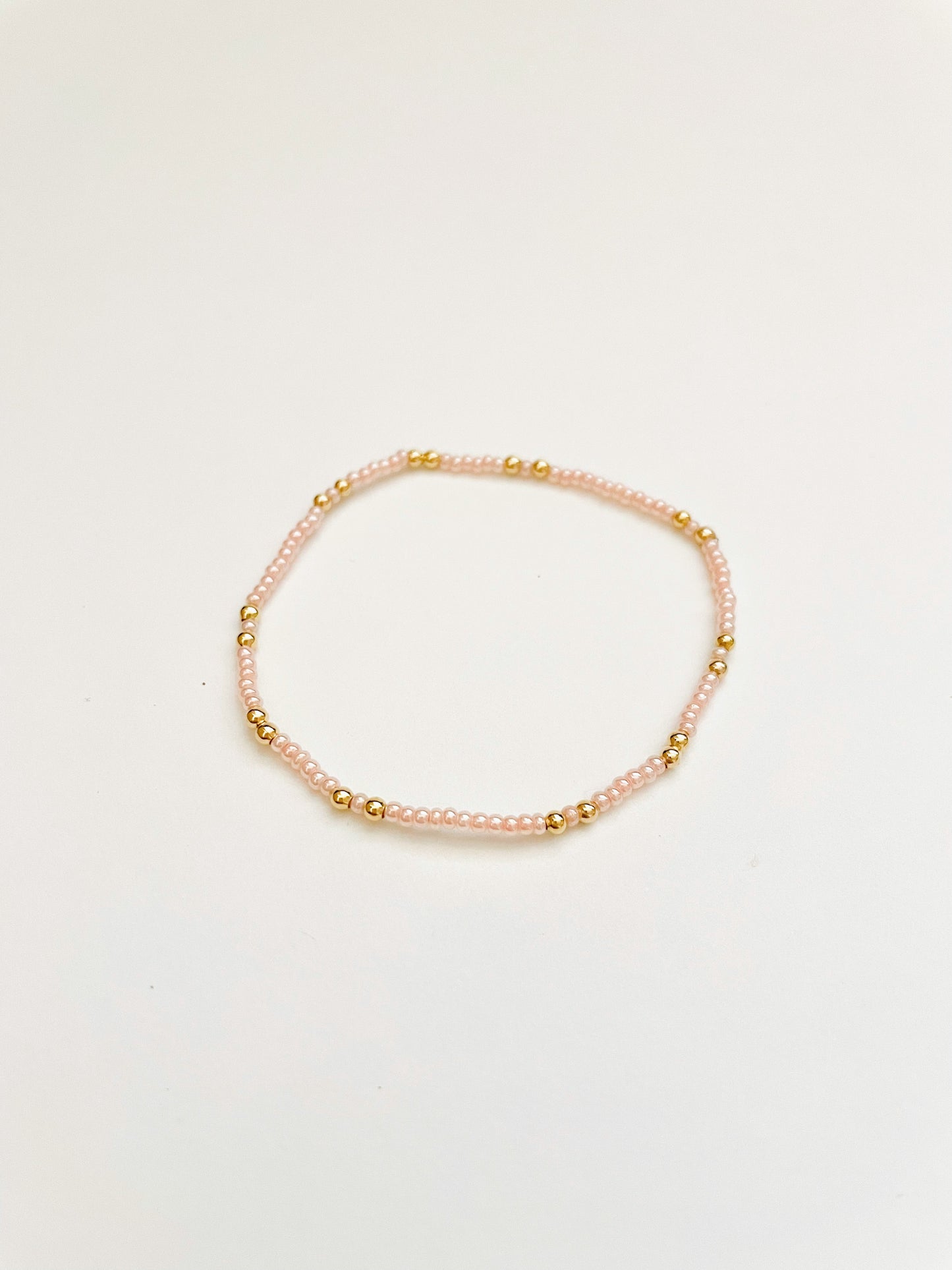 Dainty 18k Gold Filled Beaded Bracelets