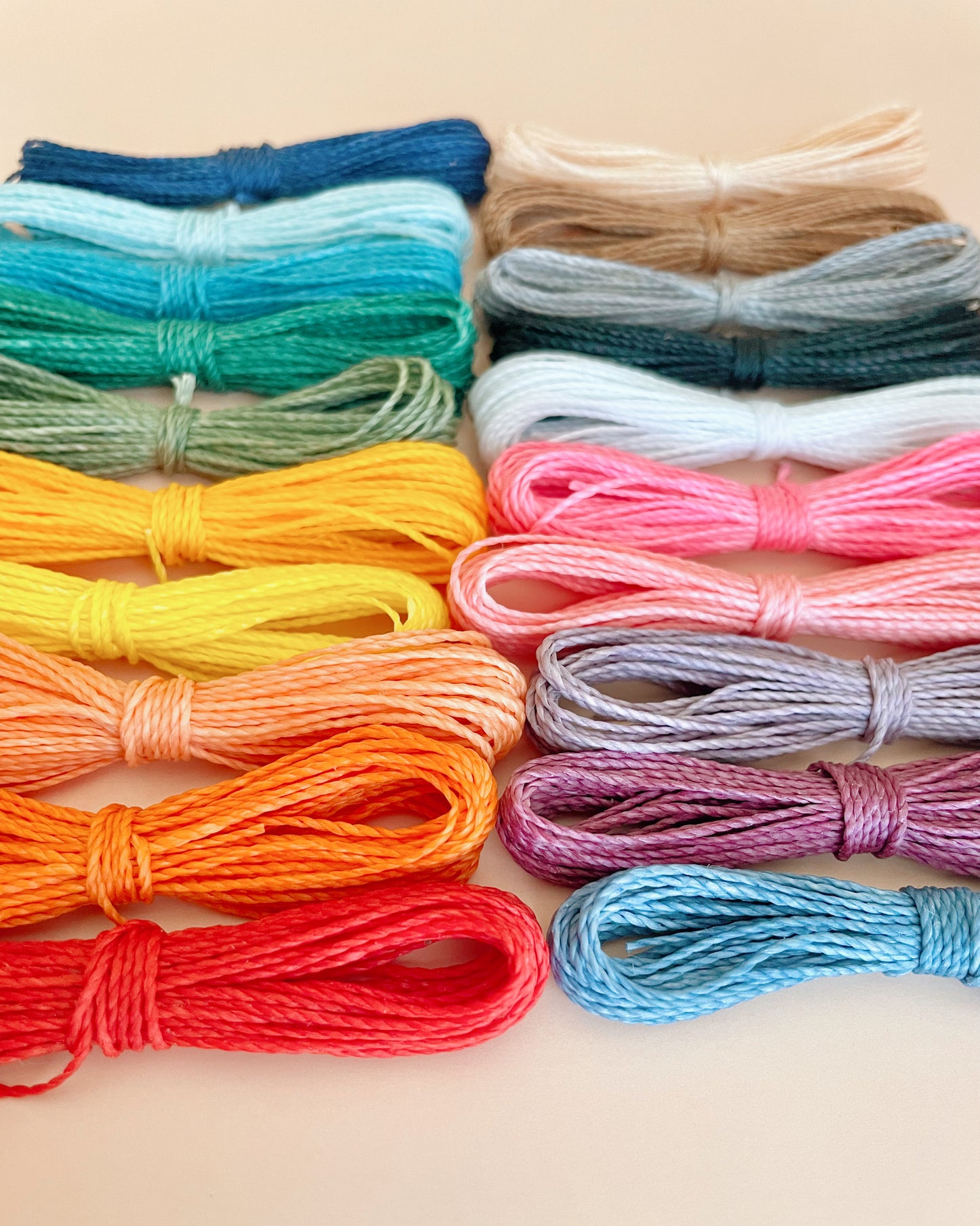 Premium 1mm Waterproof Waxed Polyester Cord 40+ Color Options Craft Supplies String