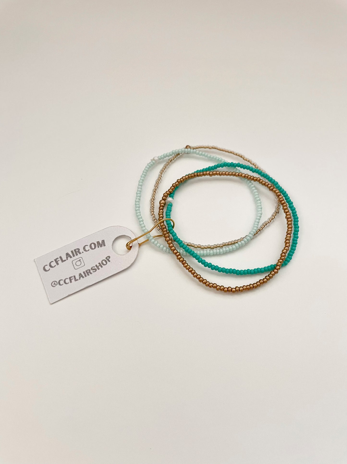 Seed Bead Stretch Bracelet Set, Dainty Beaded Bracelet Stack for Women
