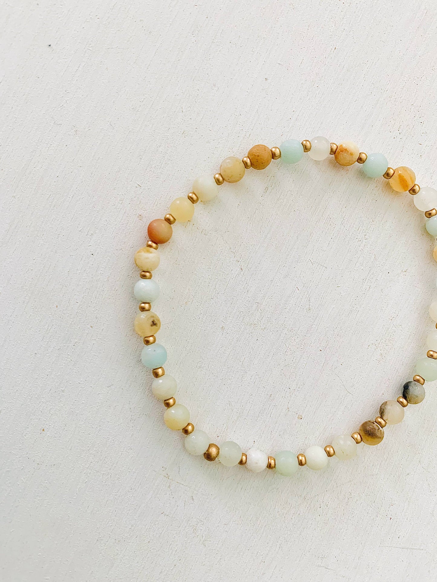 Amazonite Bracelet, Stretch Bracelet, Gemstone Bracelet, Minimalist Beaded Bracelet, Dainty Bracelet, Stacking Bracelet, Boho Bracelet