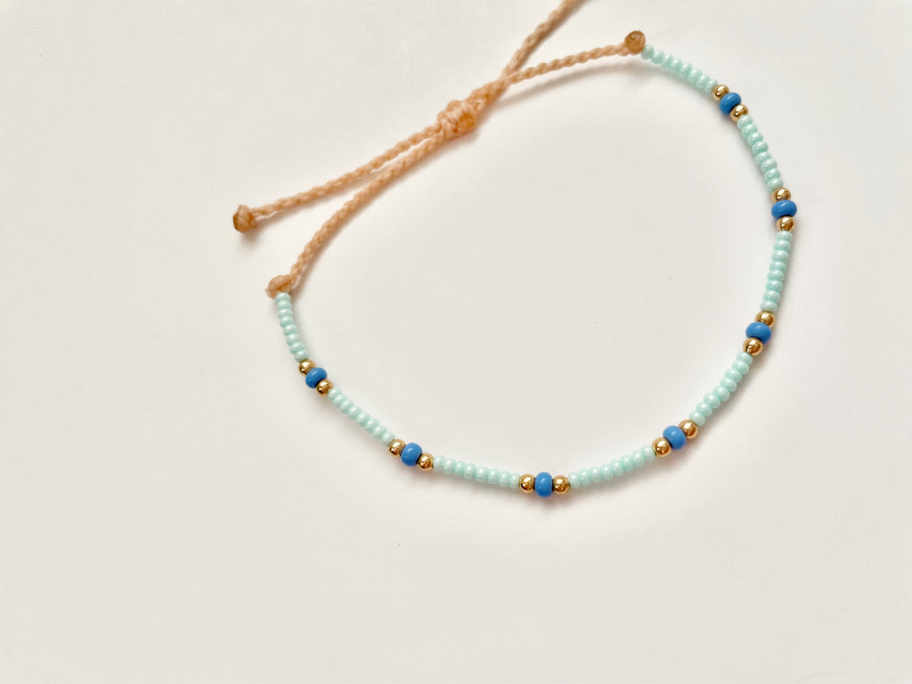 Beaded Surfer Bracelets Seed Bead Bracelet Waterproof Adjustable Bracelet Beaded Bracelet Beachy (Copy)