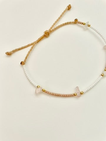 Beaded Surfer Bracelets Seed Bead Bracelet Waterproof Adjustable Bracelet Beaded Bracelet Beachy - CRYSTAL TIDE