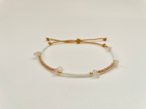Beaded Surfer Bracelets Seed Bead Bracelet Waterproof Adjustable Bracelet Beaded Bracelet Beachy - CRYSTAL TIDE