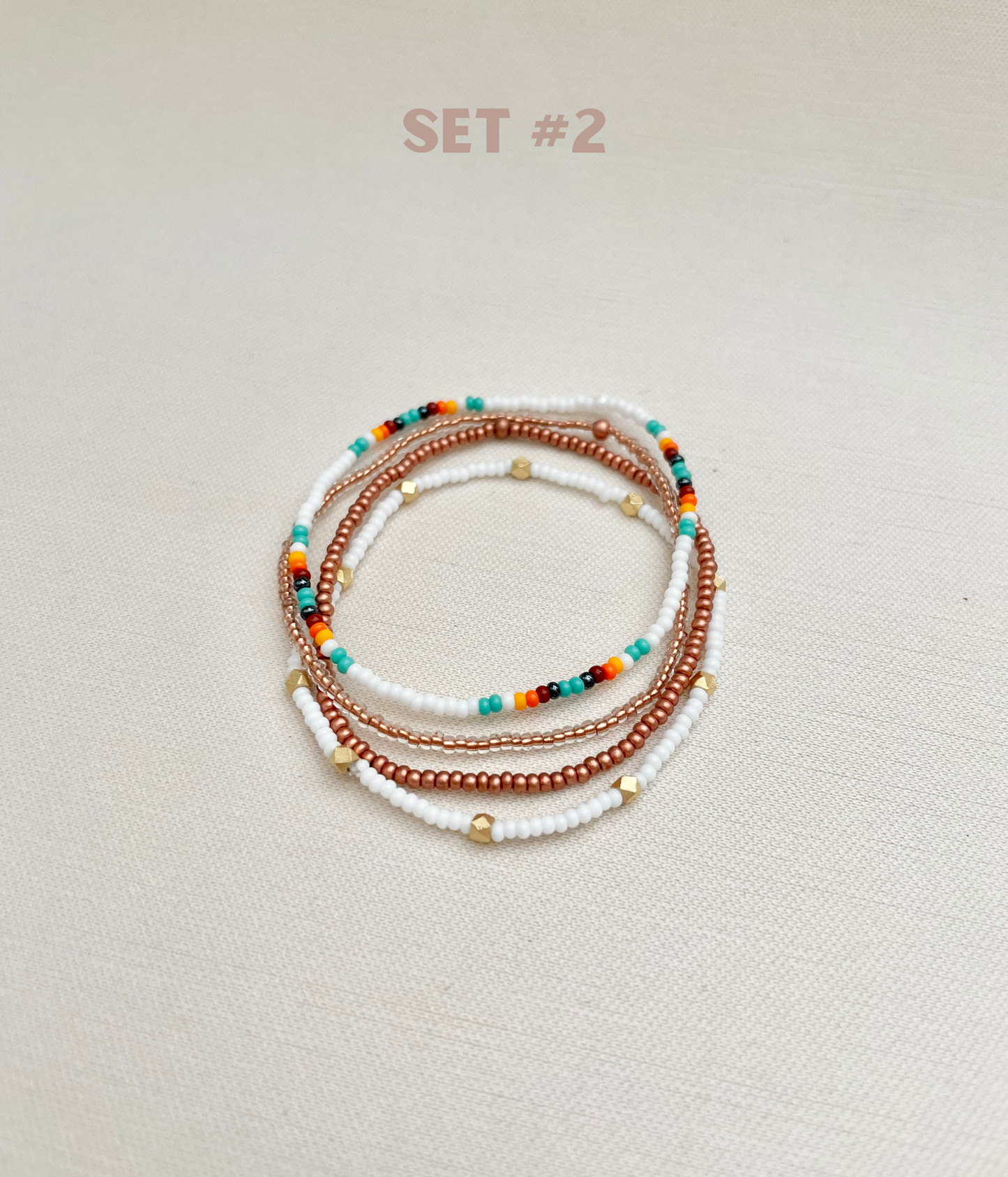 Seed Bead Stretch Bracelet Stacks