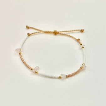 Beaded Surfer Bracelets Seed Bead Bracelet Waterproof Adjustable Bracelet Beaded Bracelet Beachy - CRYSTAL TIDE
