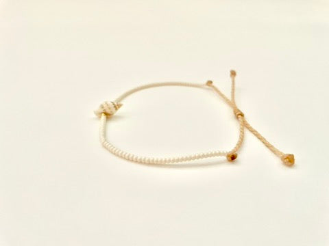 Beaded Surfer Bracelets Seed Bead Bracelet Waterproof Adjustable Bracelet Beaded Bracelet Beachy - SEASHELL