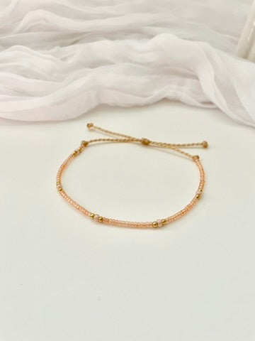 Beaded Surfer Bracelets Seed Bead Bracelet Waterproof Adjustable Bracelet Beaded Bracelet Beachy - MAUI SUNSET (Copy)
