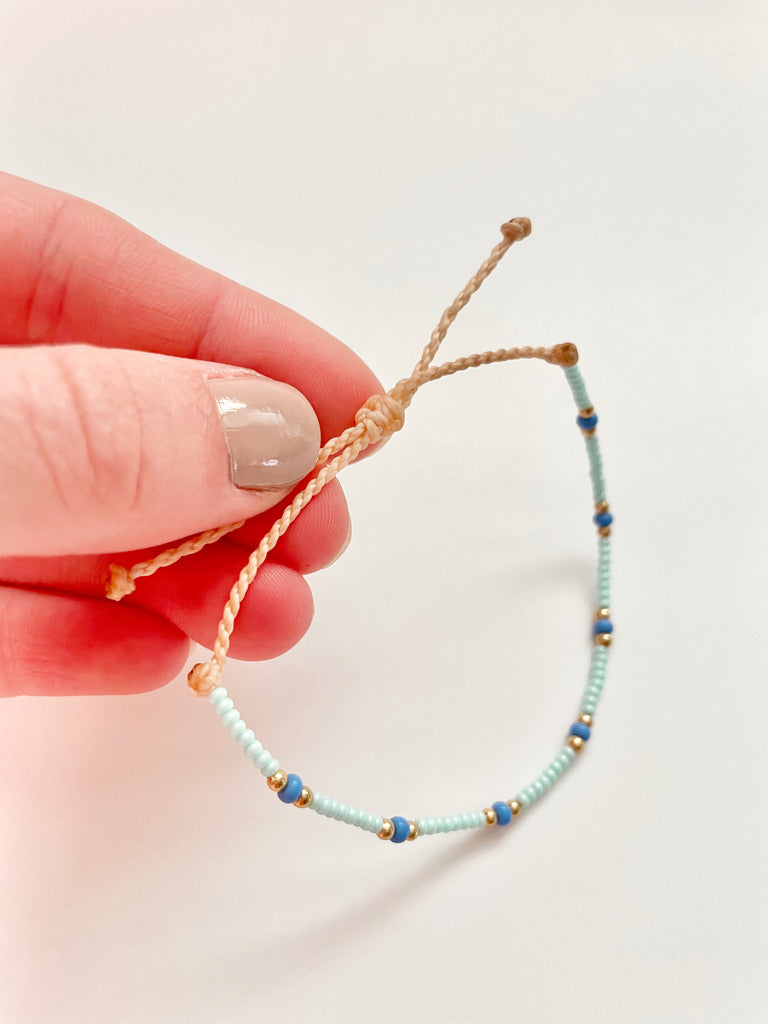 Beaded Surfer Bracelets Seed Bead Bracelet Waterproof Adjustable Bracelet Beaded Bracelet Beachy (Copy)