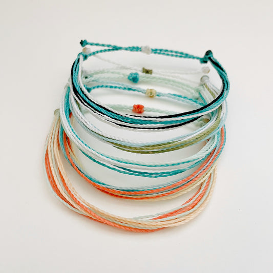 Friendship Bracelet Pack, Adjustable String Bracelets