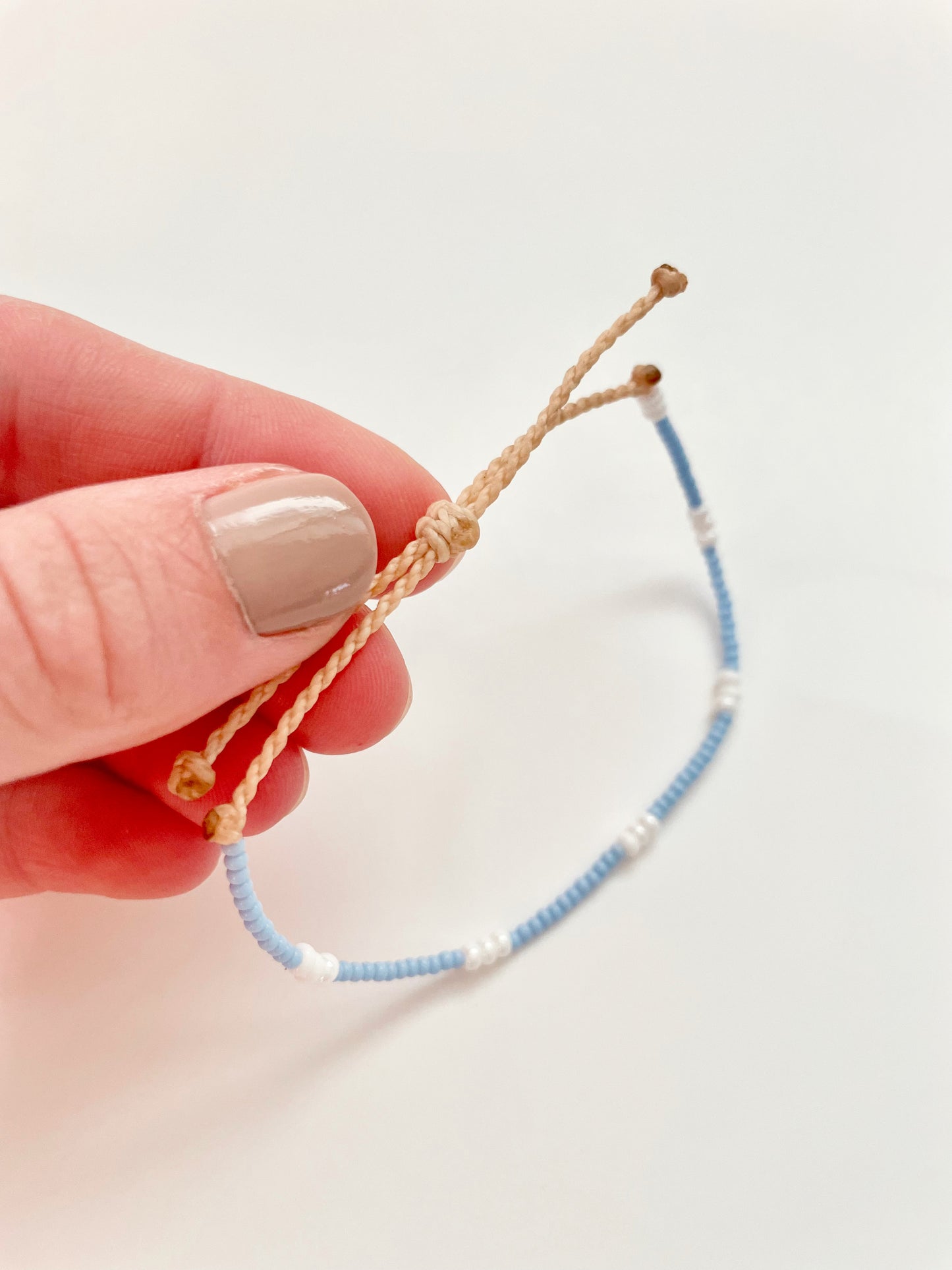 Beaded Surfer Bracelet Seed Bead Bracelet Waterproof Adjustable Bracelet Beaded Bracelet Beachy Ocean Spray