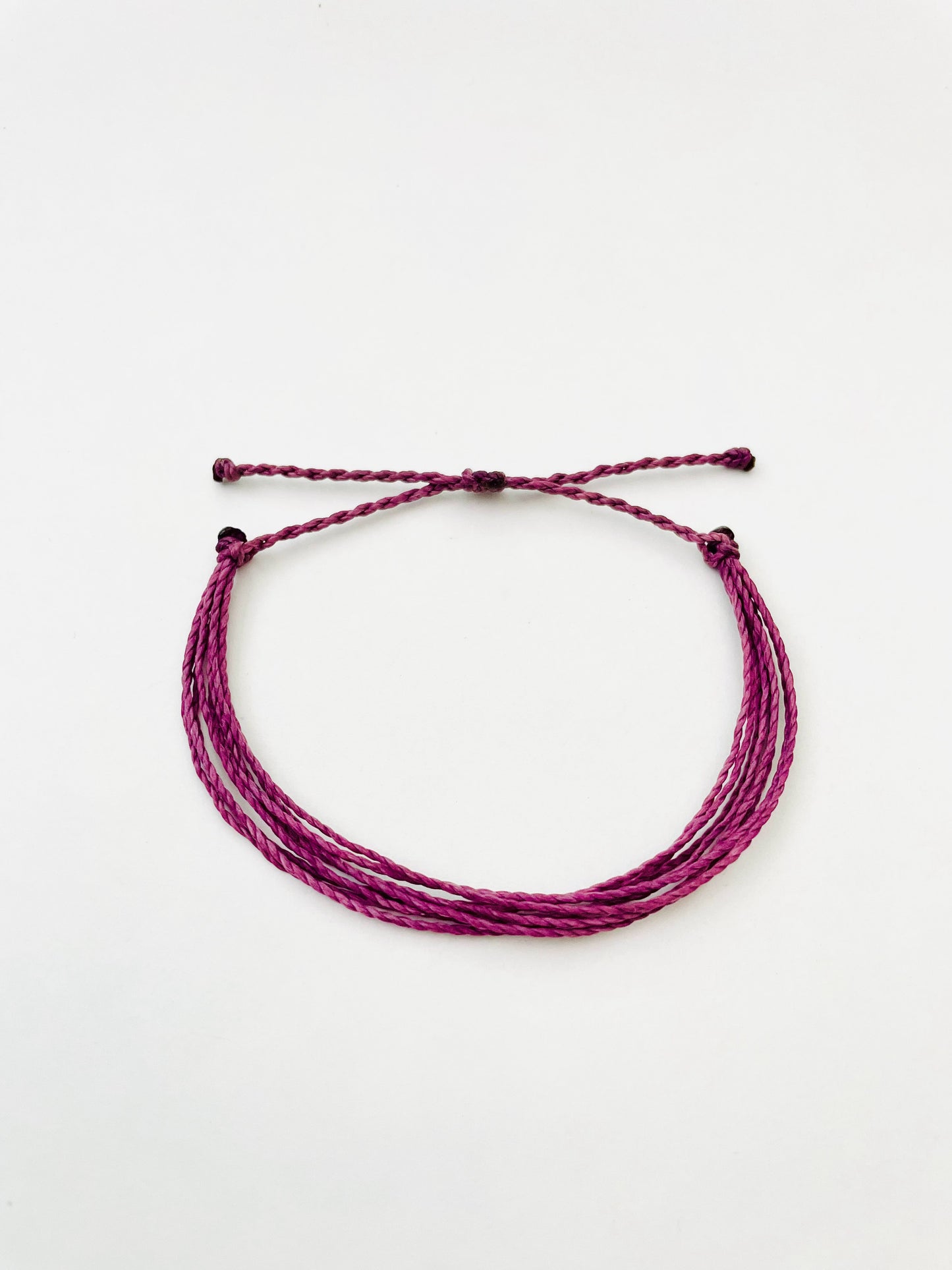 Purple Waterproof String Bracelet, Surfer Style Bracelet