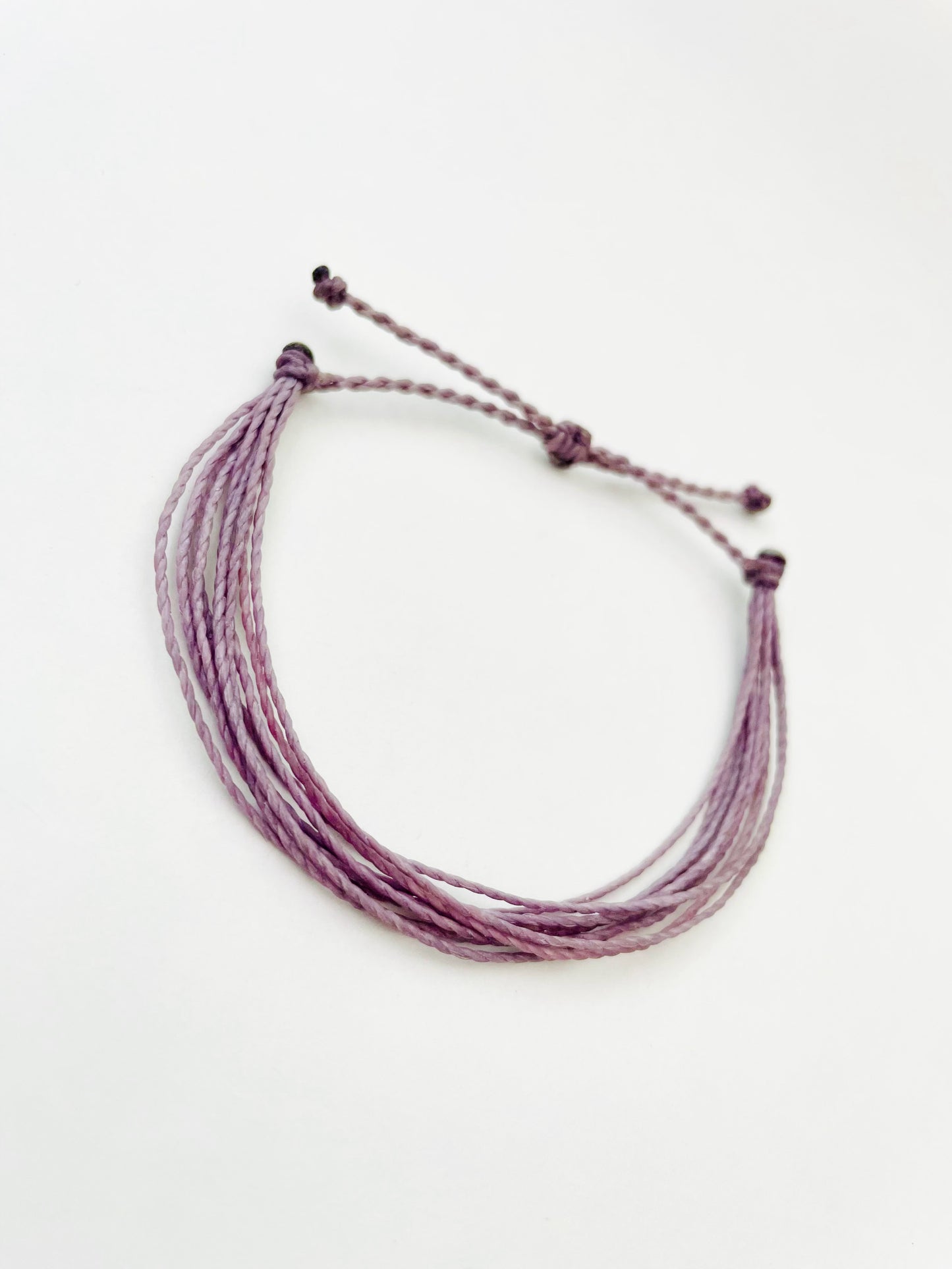 Lavender, Purple Adjustable String Bracelet