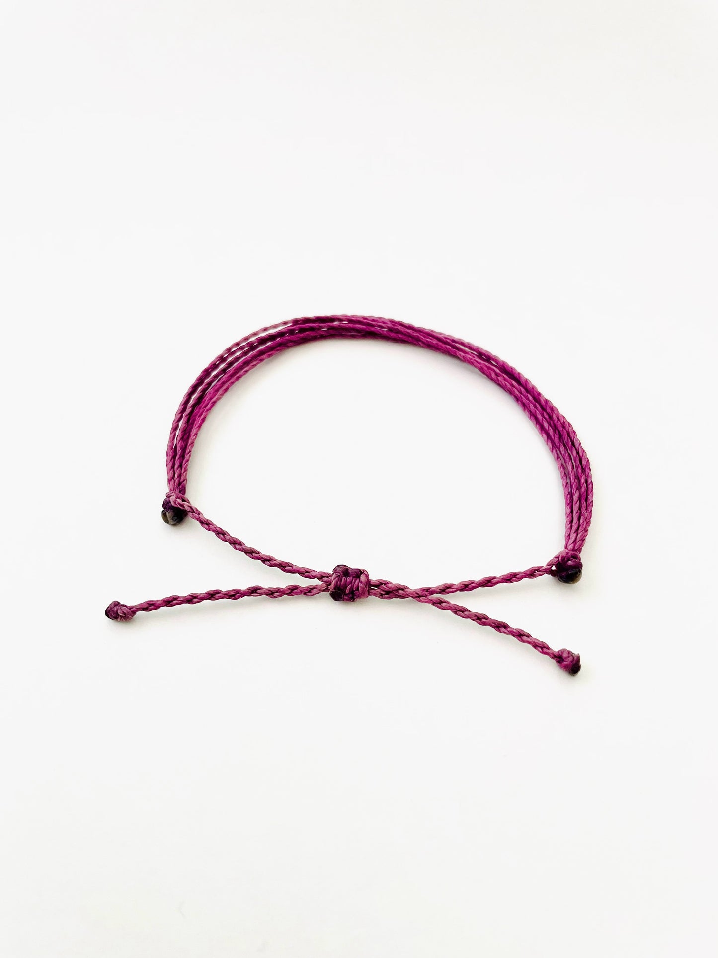 Purple Waterproof String Bracelet, Surfer Style Bracelet