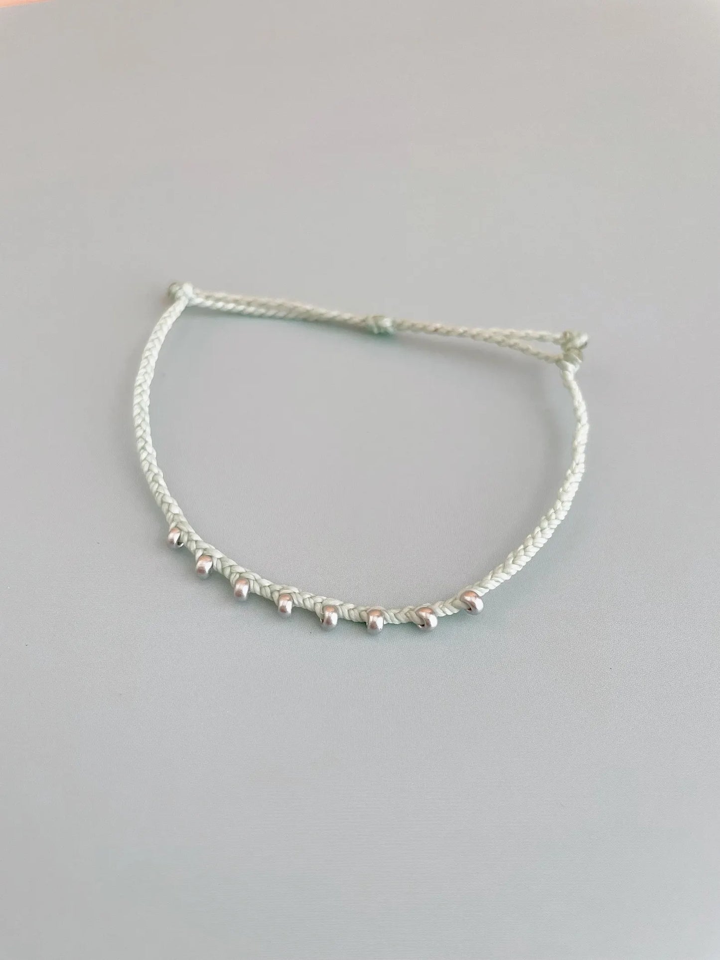 Waterproof Friendship Bracelet Compass Charm Nautical Accessory Everyday Style Boho Jewelry Gift Idea Travel Companion Wrist Bands Teal