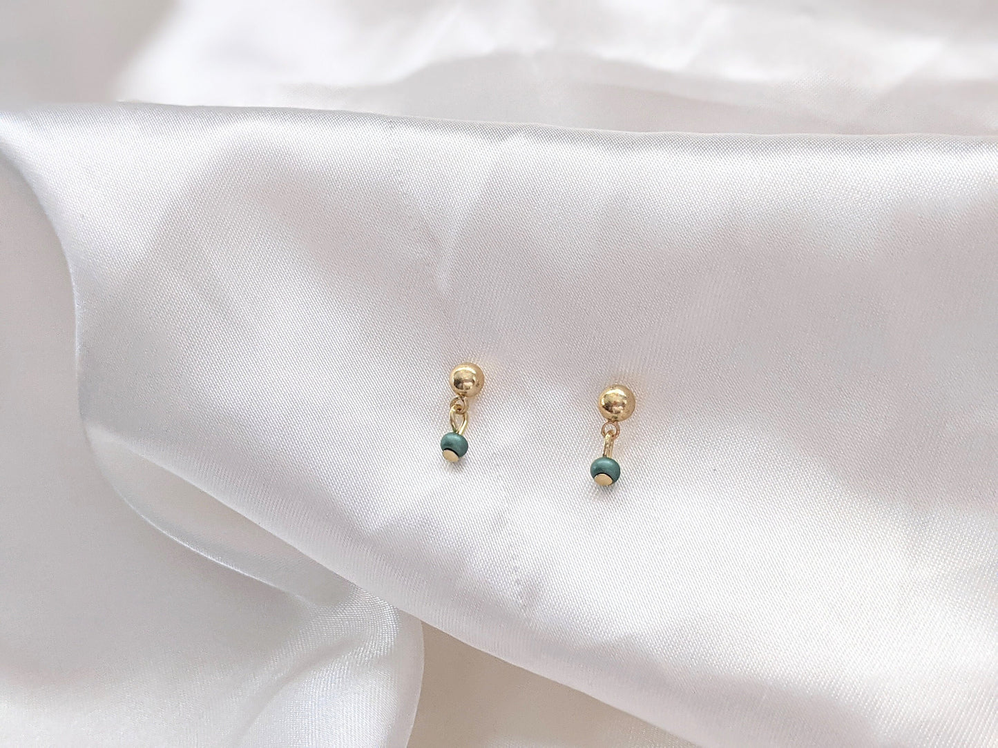 Drop Stud Earrings, 18k Gold Earrings, Dainty Earrings, Minimalist Earrings, Dangle Earrings, Gold Earrings, Stud Earrings, Small Earrings