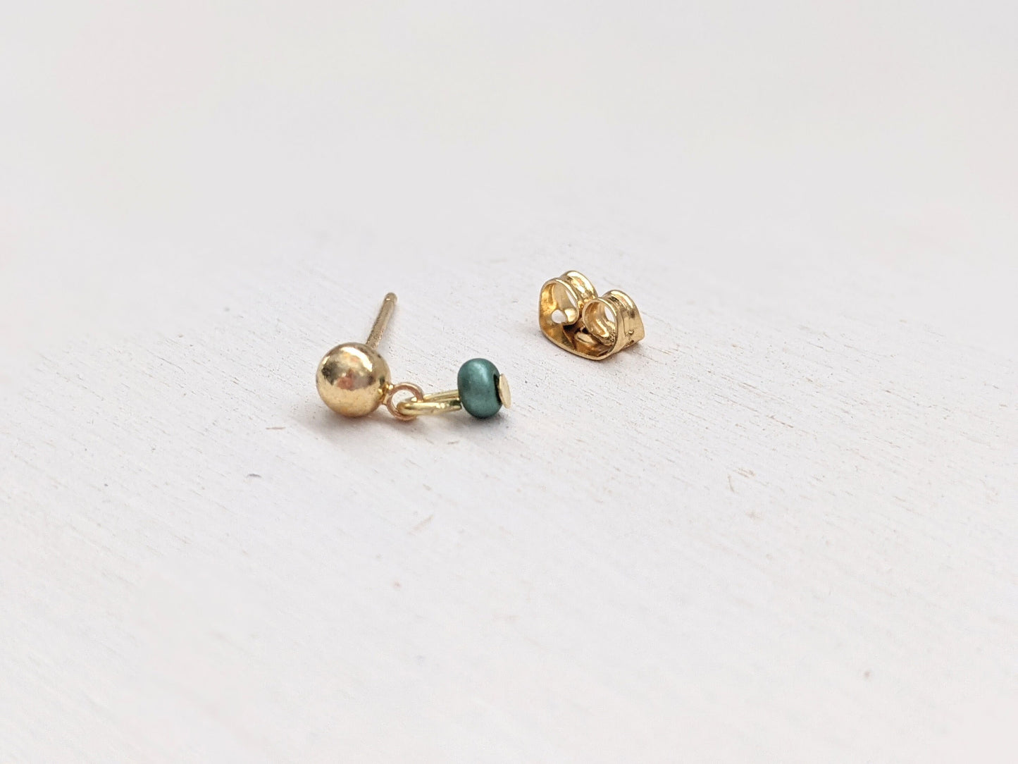 Drop Stud Earrings, 18k Gold Earrings, Dainty Earrings, Minimalist Earrings, Dangle Earrings, Gold Earrings, Stud Earrings, Small Earrings