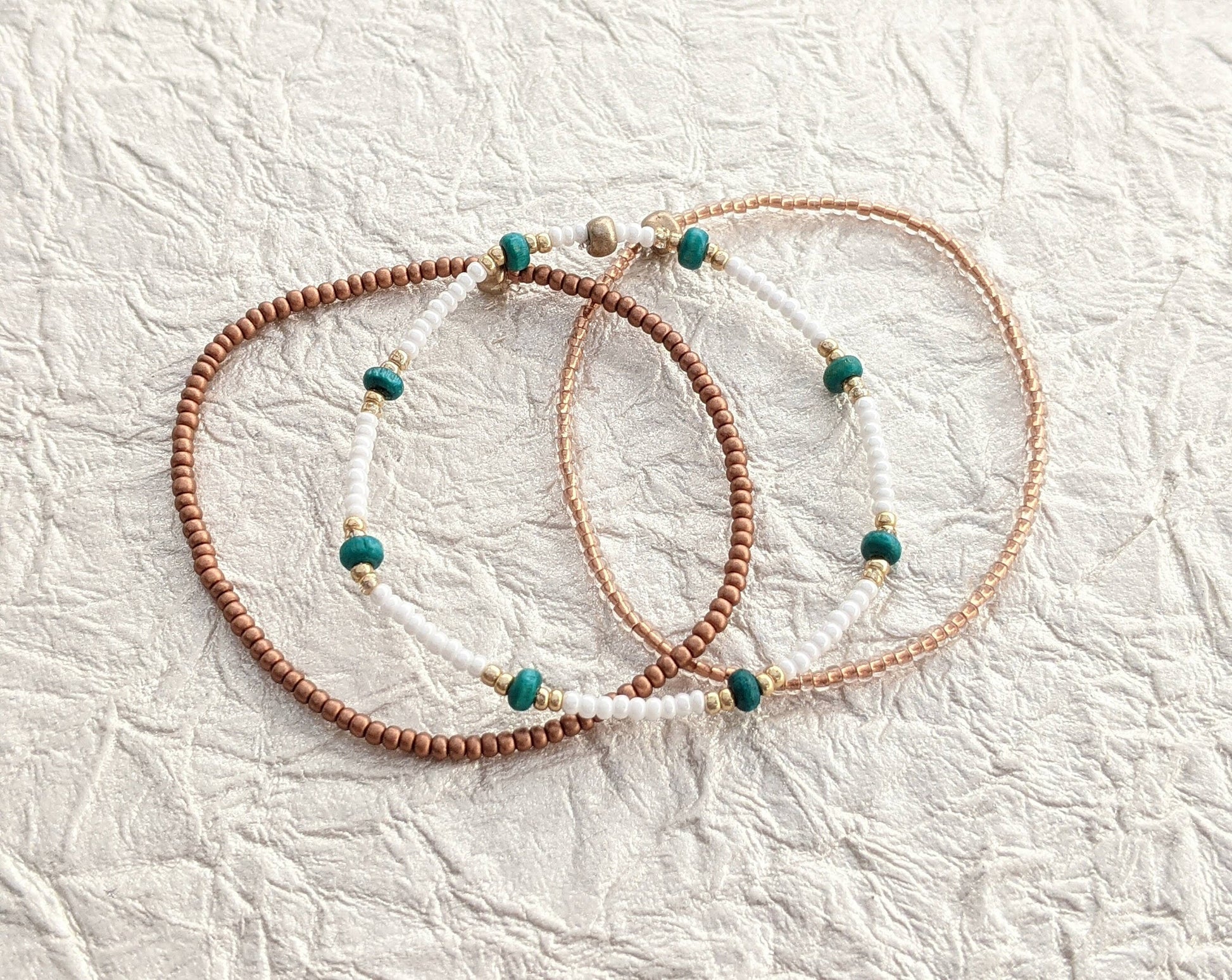 Stretch Bracelet Set, Seed Bead Bracelet, Beach Bracelet, Bracelet Stack, Minimalist Beaded Bracelet, Bracelet for Women, Dainty Bracelet