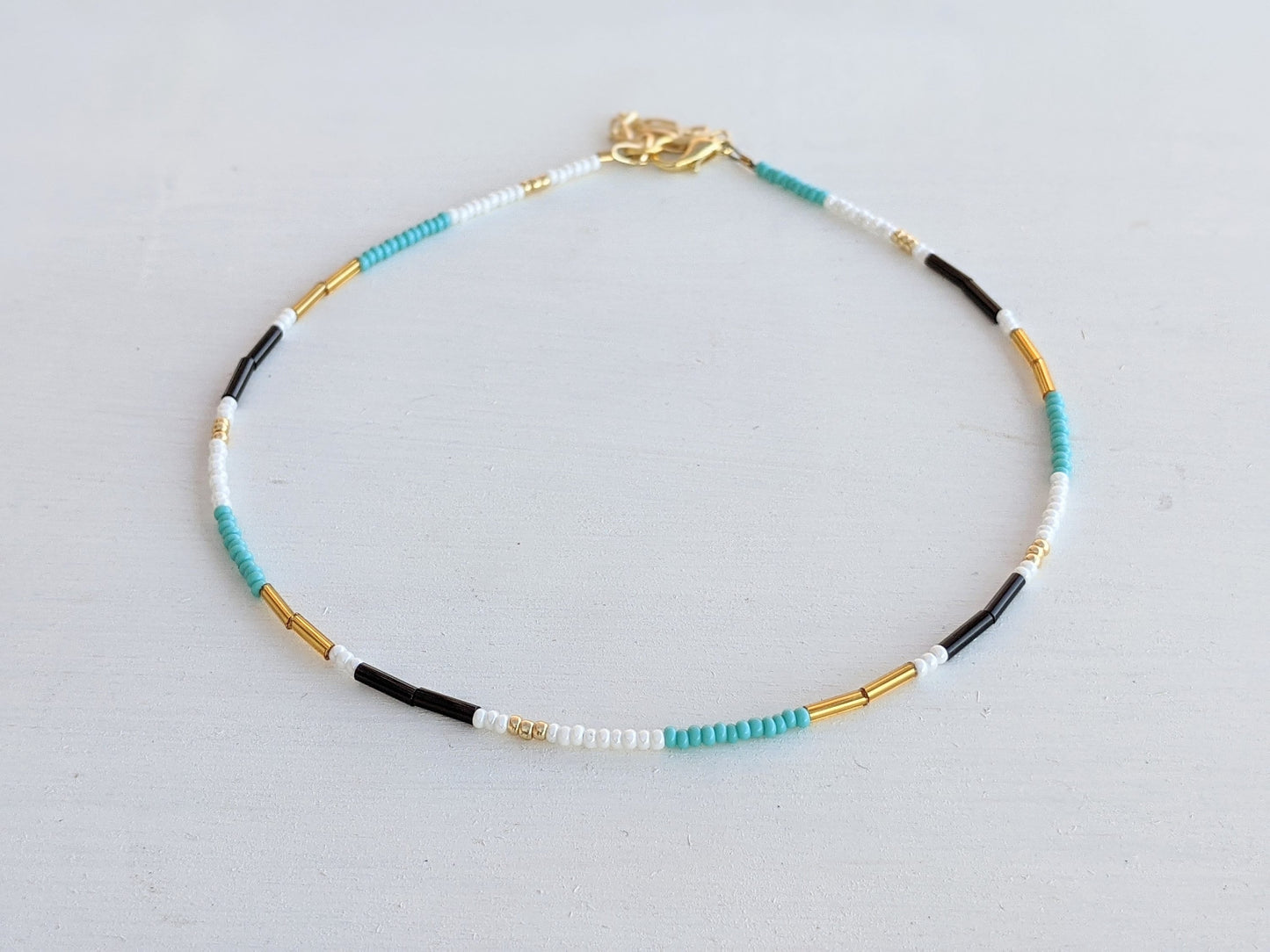 Bahamas ⋆ Seed Bead Choker, Seed Bead Necklace, Choker Necklace, Teen Girls Gift, Beaded Choker, Beaded Necklace, Seed Bead Jewelry, Dainty