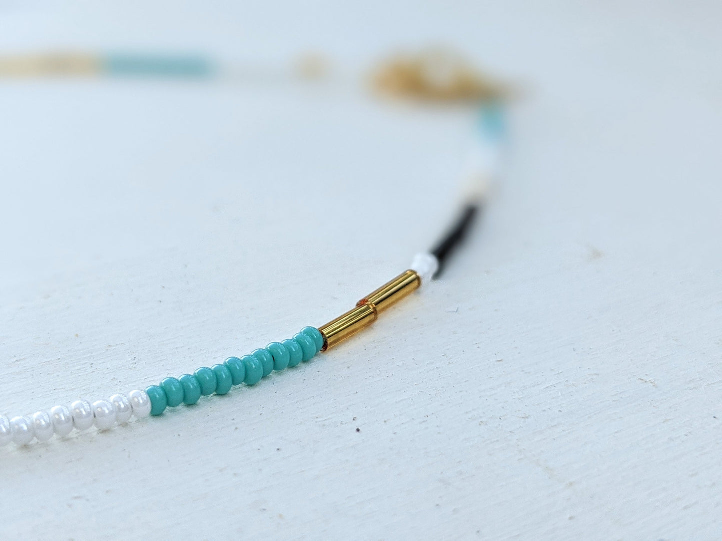 Bahamas ⋆ Seed Bead Choker, Seed Bead Necklace, Choker Necklace, Teen Girls Gift, Beaded Choker, Beaded Necklace, Seed Bead Jewelry, Dainty