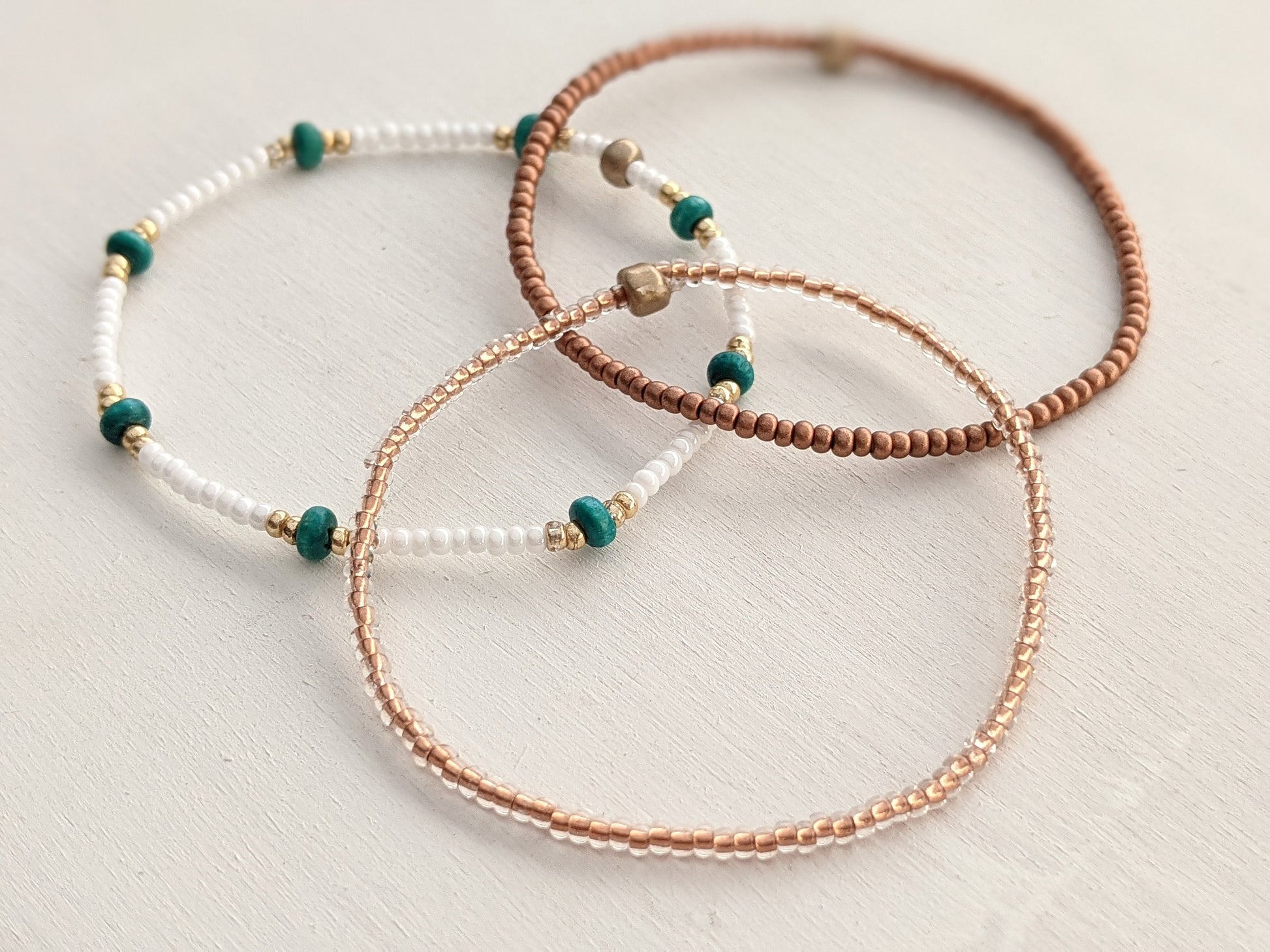 Stretch Bracelet Set, Seed Bead Bracelet, Beach Bracelet, Bracelet Stack, Minimalist Beaded Bracelet, Bracelet for Women, Dainty Bracelet