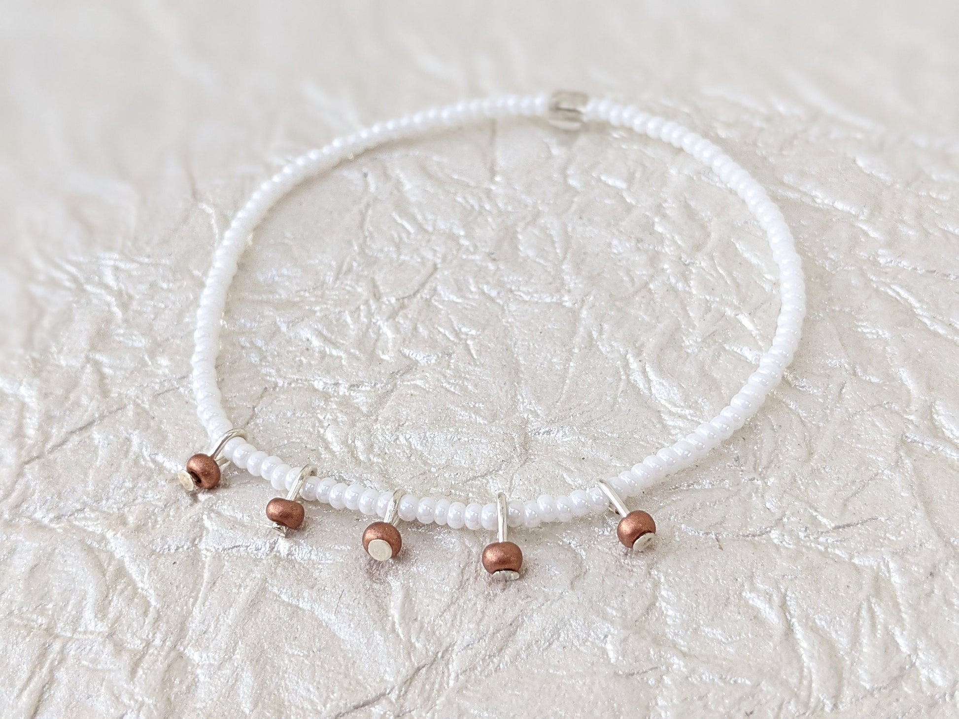 Seaside ⋆ Bracelet Set, Minimalist Beaded Bracelet, Dainty Bracelet, Simple Bracelet for Women, Stretch Bracelet, Seed Bead Bracelet