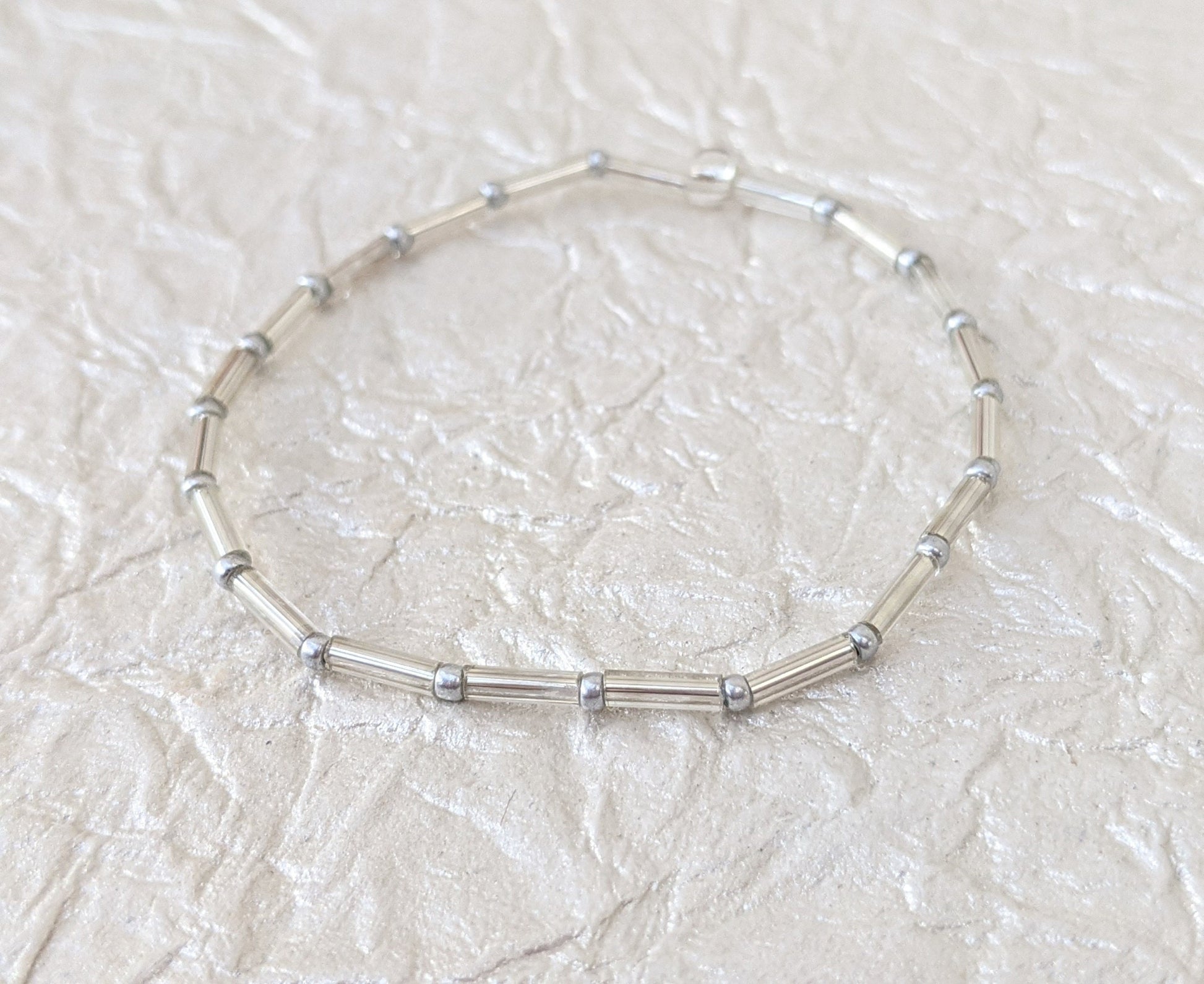 Seaside ⋆ Bracelet Set, Minimalist Beaded Bracelet, Dainty Bracelet, Simple Bracelet for Women, Stretch Bracelet, Seed Bead Bracelet