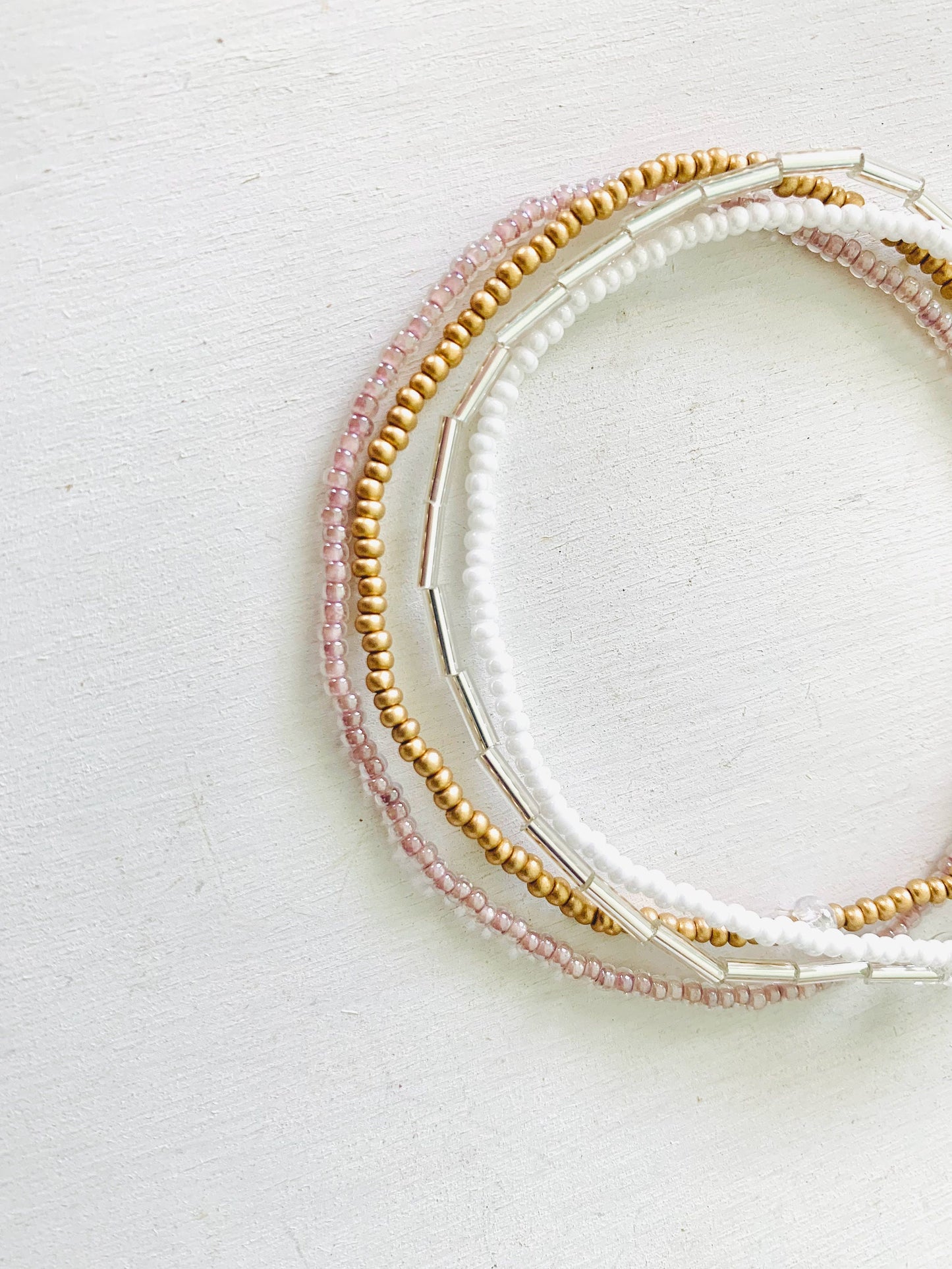 Bracelet Set, Minimalist Beaded Bracelet, Stretch Bracelet, Seed Bead Bracelet, Dainty Bracelet, Gold Bracelet, Stacking Bracelets for Women