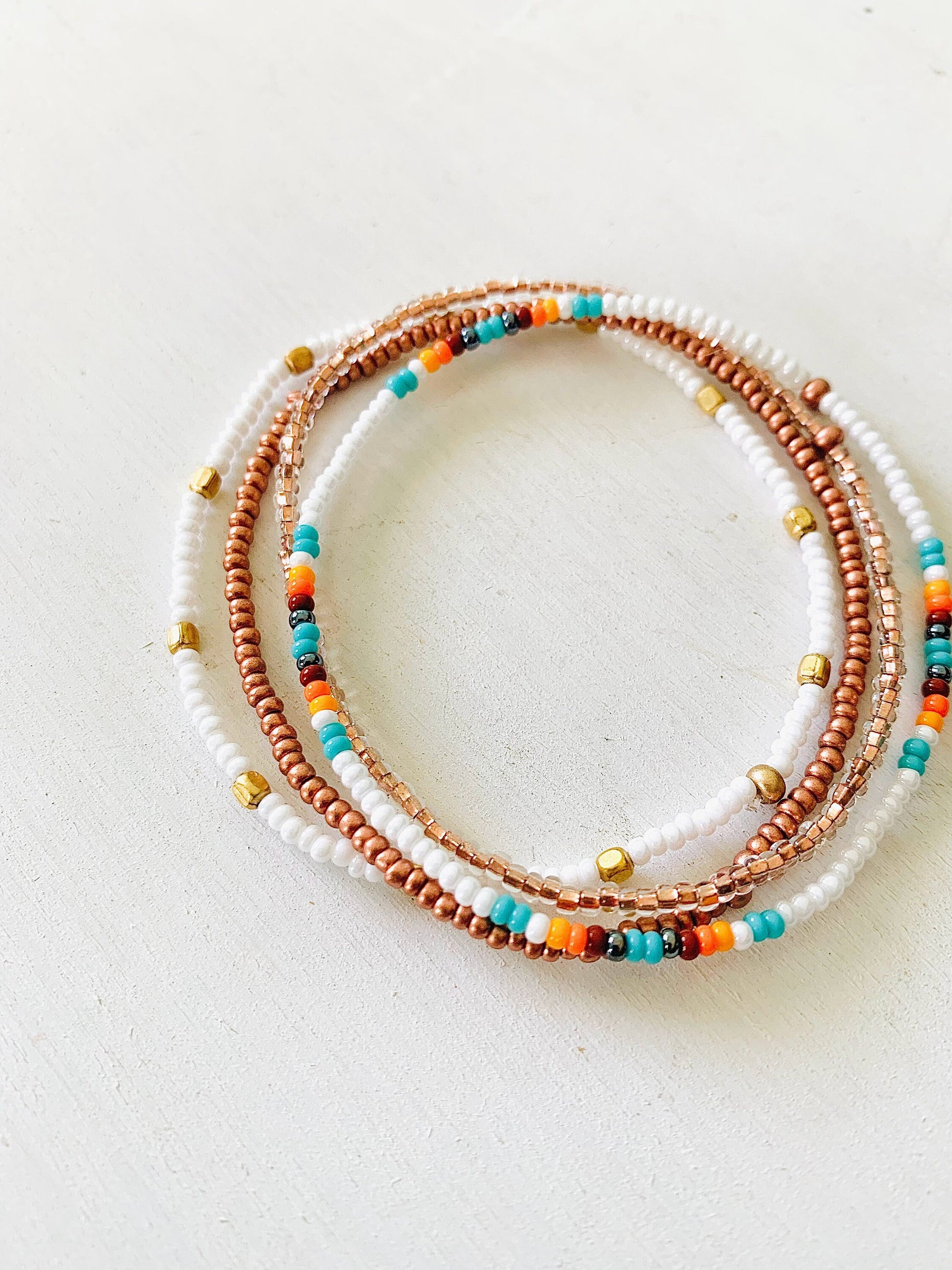 Stretch Bracelet Set, Dainty Bracelet, Colorful Bracelet, Boho Bracelet, Seed Bead Bracelet, Bracelet Stack, Small Beaded Bracelet, Handmade