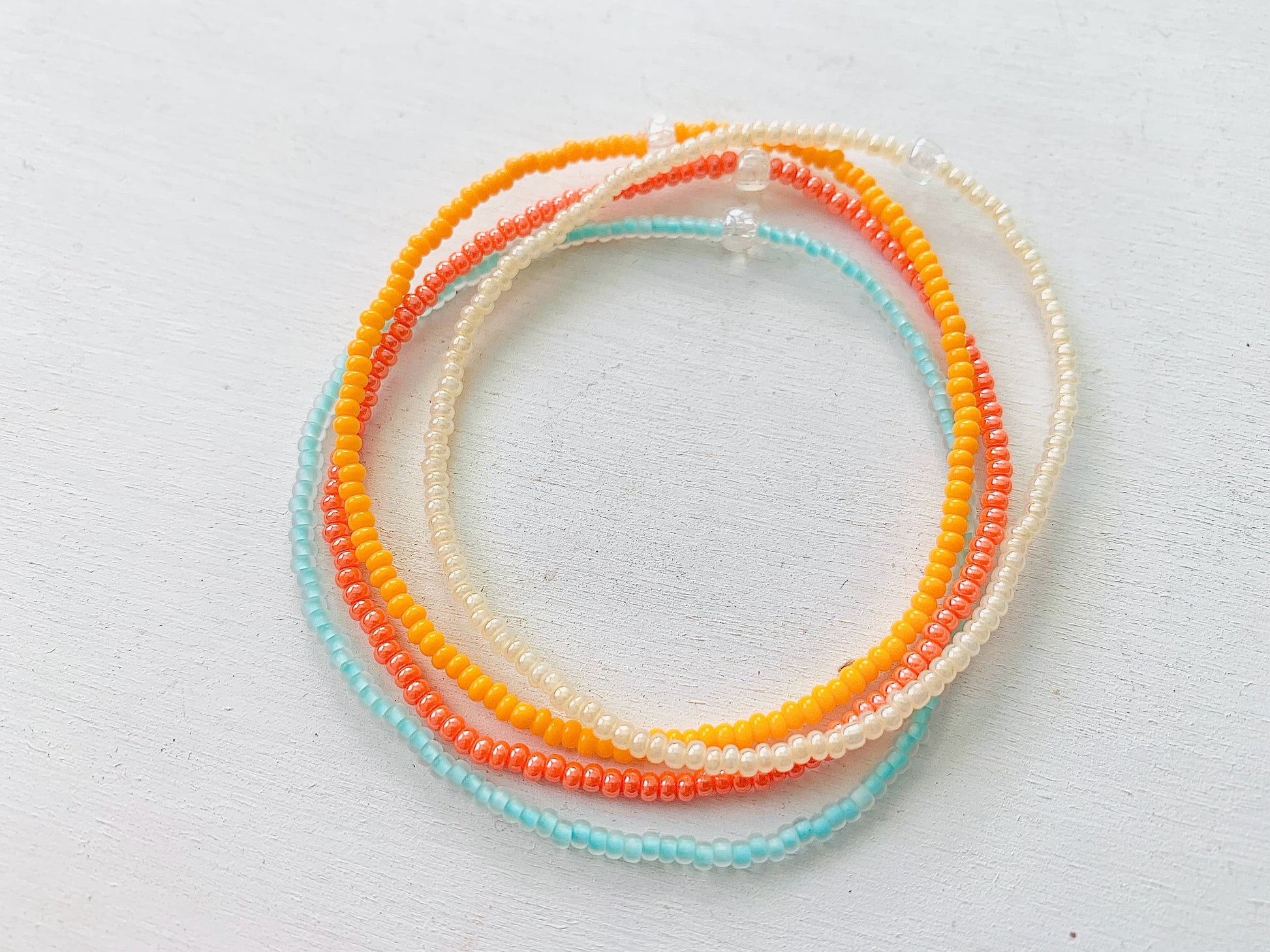 Beach Bracelet Set, Colorful Bracelets, Seed Bead Bracelet, Small Bead Bracelet, Stretch Bracelet, Bracelet for Women, Beach Jewelry, Dainty