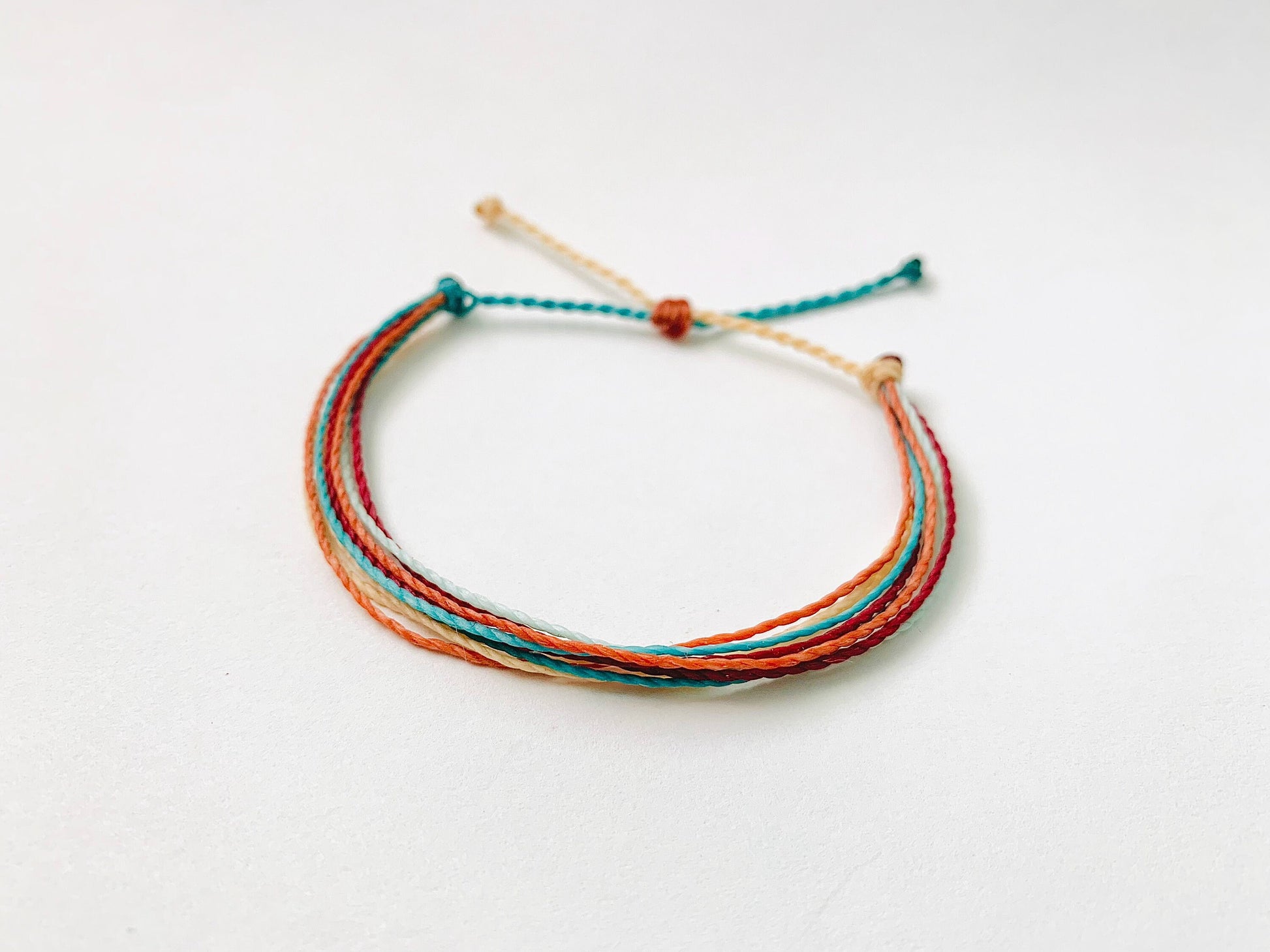 Desert Sunset Pack, Pura Vida Style Bracelet, Bracelet Set, Waterproof Bracelet, Surfer Bracelet, Adjustable Bracelet, String Bracelet