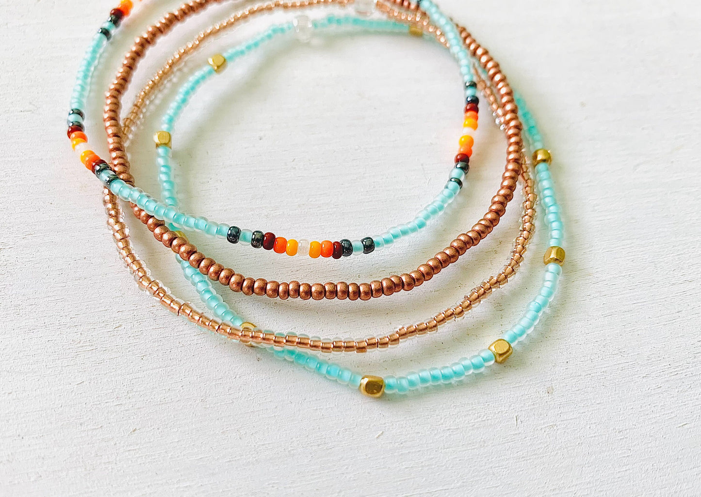 Stretch Bracelet Set, Seed Bead Bracelet, Bracelet Stack, Beach Bracelet, Minimalist Beaded Bracelet, Small Beaded Bracelet, Dainty Bracelet