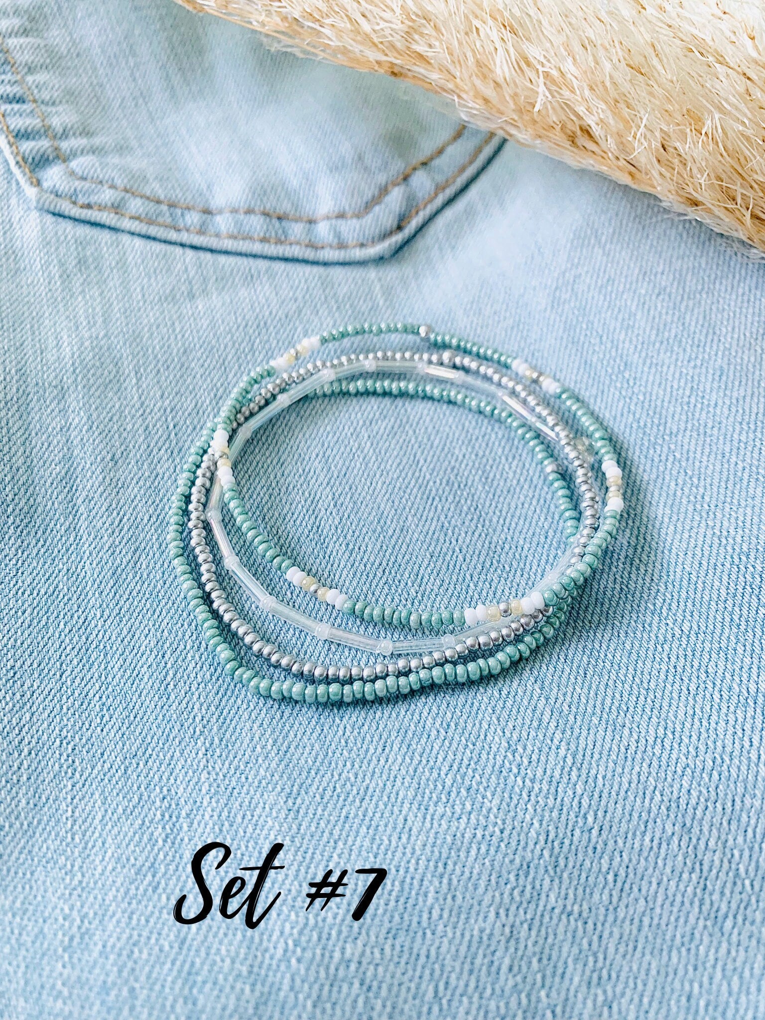 Stretch Bracelet Set, Seed Bead Bracelets, Minimalist Beaded Bracelets for Women, Bracelets for Girls, Boho Bracelets, Dainty, Simple