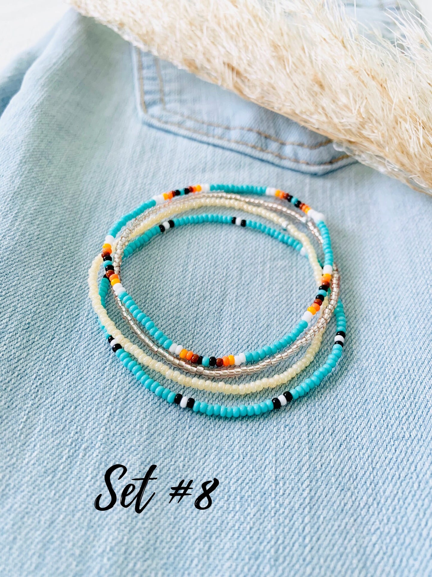 Stretch Bracelet Set, Seed Bead Bracelets, Minimalist Beaded Bracelets for Women, Bracelets for Girls, Boho Bracelets, Dainty, Simple