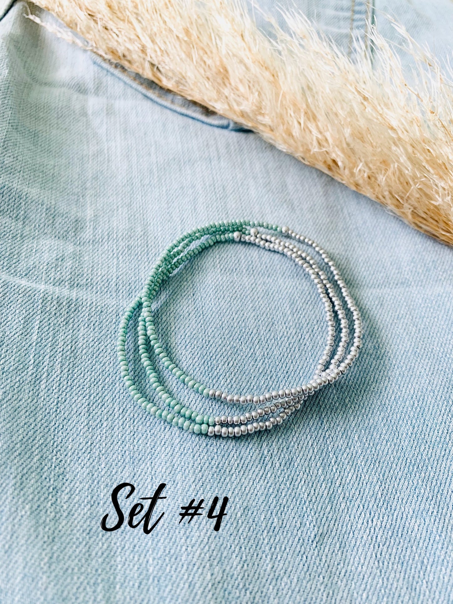 Stretch Bracelet Set, Seed Bead Bracelets, Minimalist Beaded Bracelets for Women, Bracelets for Girls, Boho Bracelets, Dainty, Simple