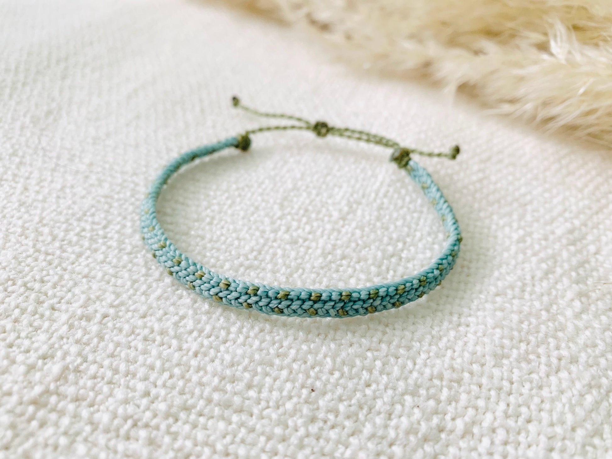 Woven Heart Bracelet, Adjustable Bracelet, Waterproof Bracelet, Friendship Bracelet, Handmade Bracelet, Macrame Bracelet