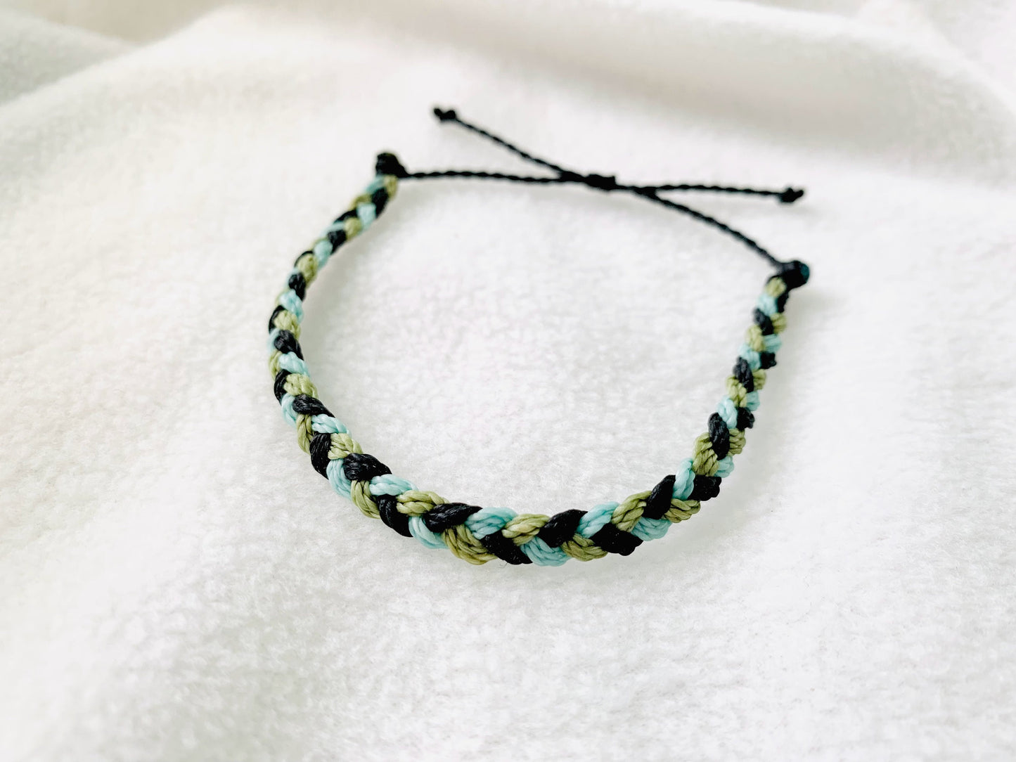 Surfer Bracelet, Handmade Jewelry, Braided Bracelet, Woven Bracelet for Women, Adjustable & Waterproof