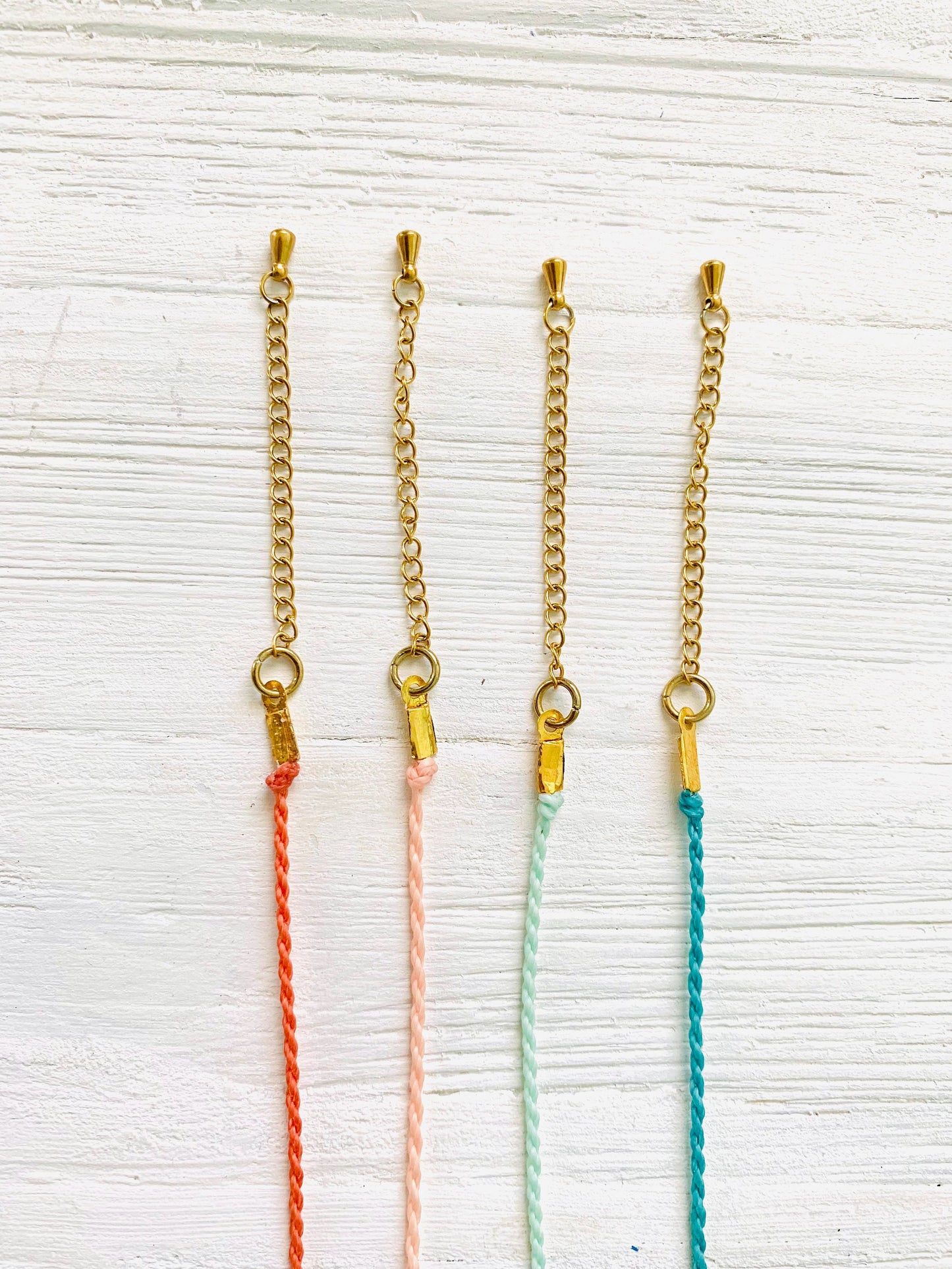 Sun Charm Necklace Beachy Necklace Cord Necklace for Women or Girls Handmade Jewelry