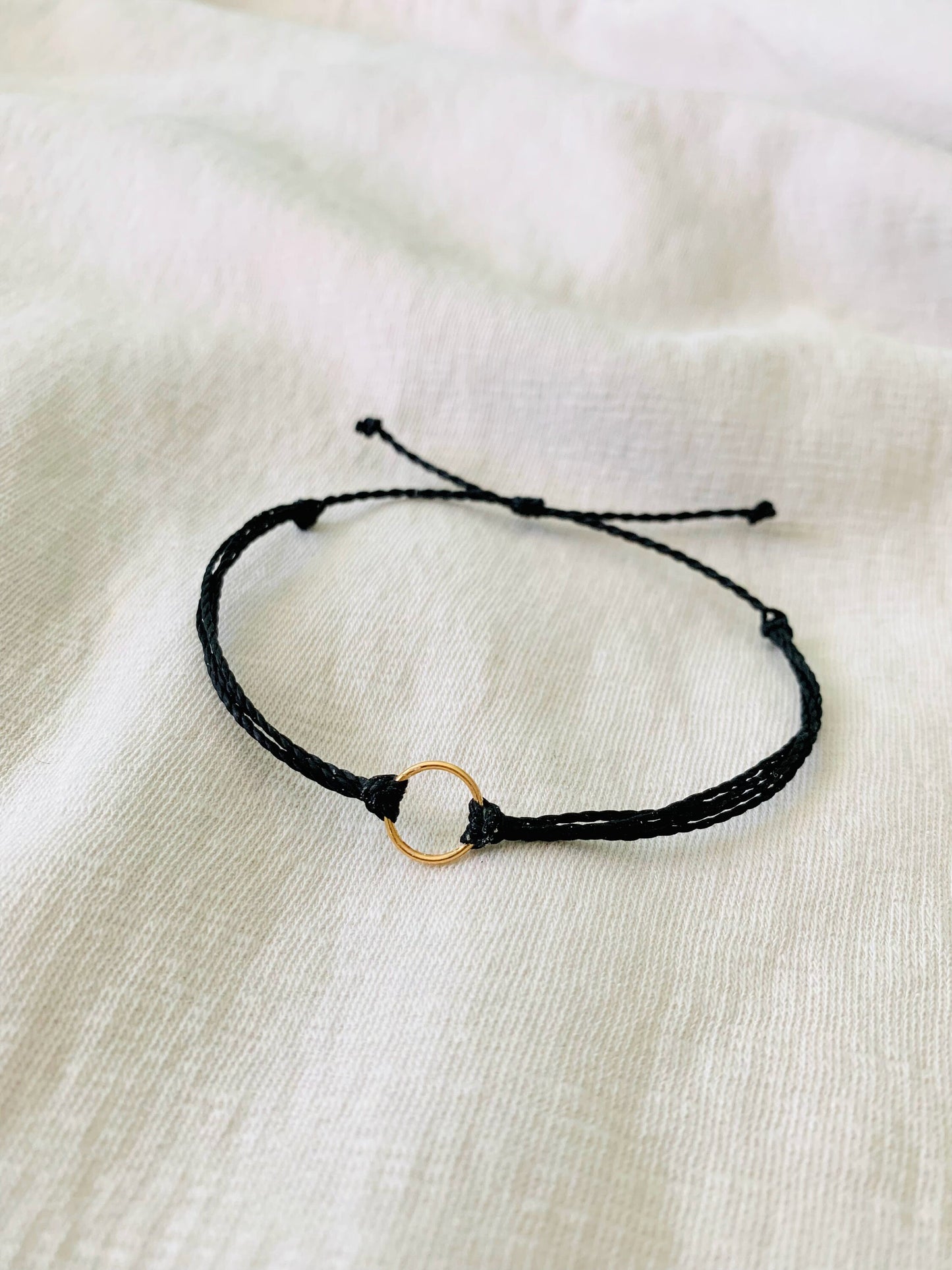 NEW! Open Circle Bracelet, String Bracelet, Handmade Jewelry, Surfer Bracelet, Waterproof Bracelet, Adjustable Bracelet